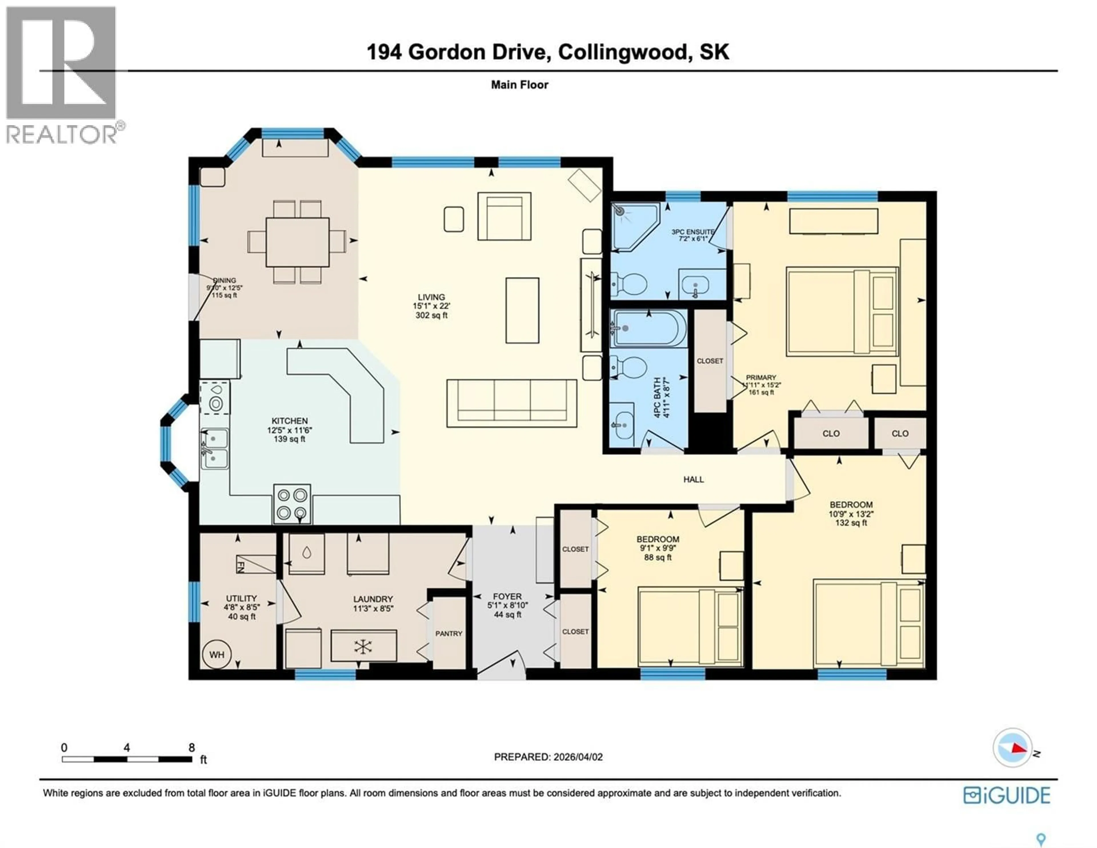 Floor plan for 193 & 194 GORDON DRIVE, Last Mountain Lake East Side Saskatchewan S0G4V0