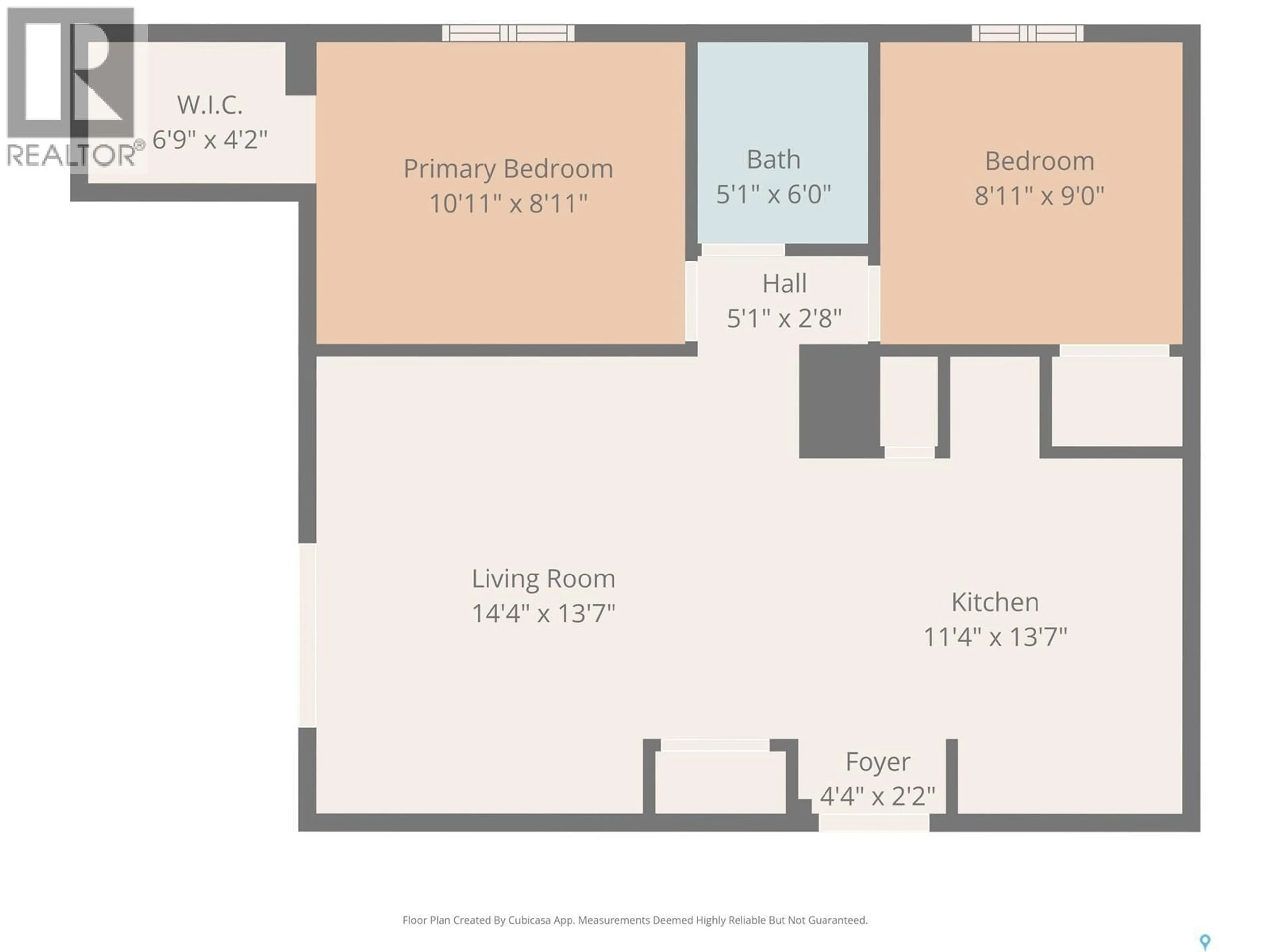 Floor plan for 902 - 405 5TH AVENUE, Saskatoon Saskatchewan S7K6Z3