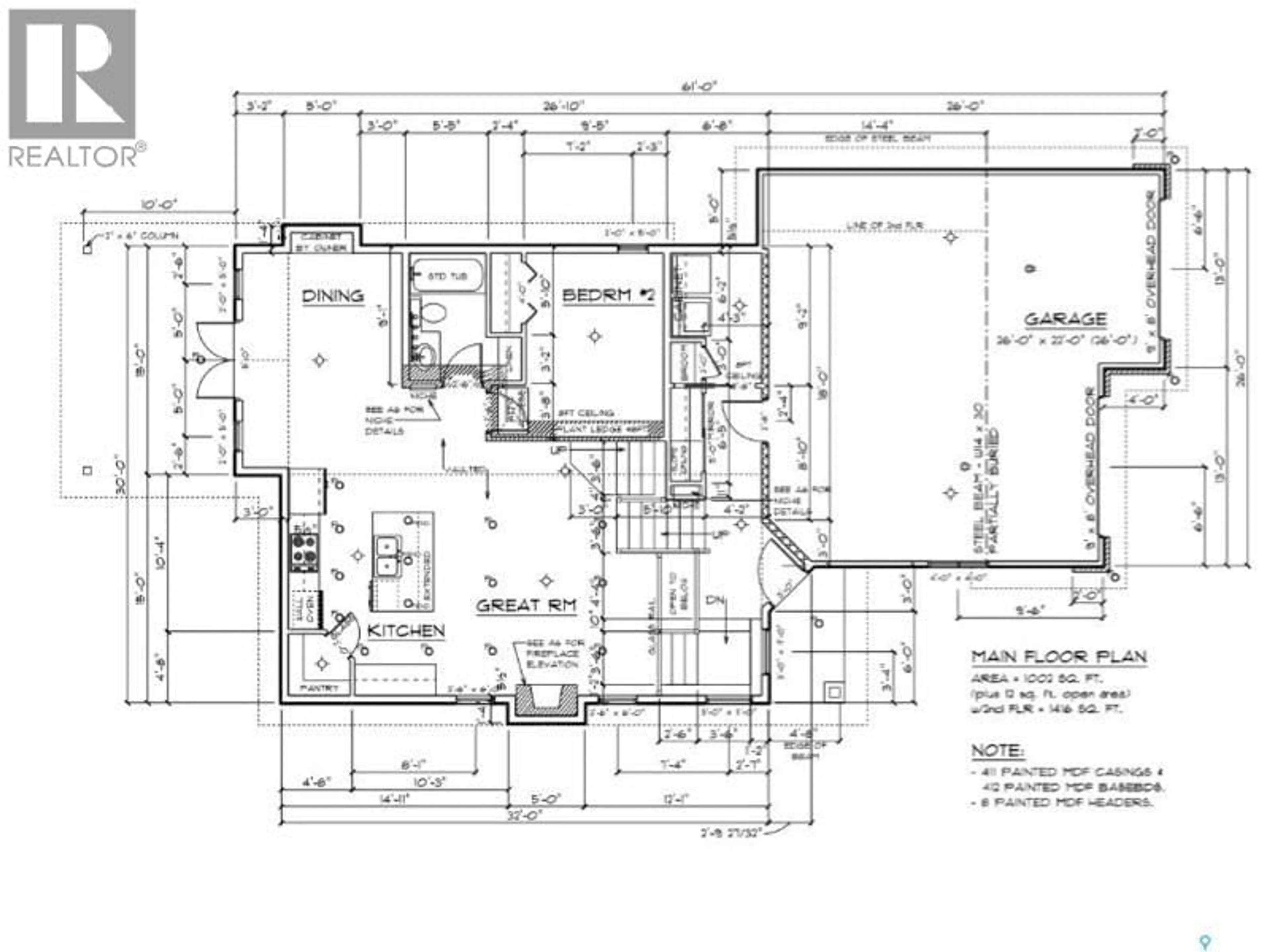 Floor plan for E - 4127 CUMBERLAND ROAD, Regina Saskatchewan S4V1E7