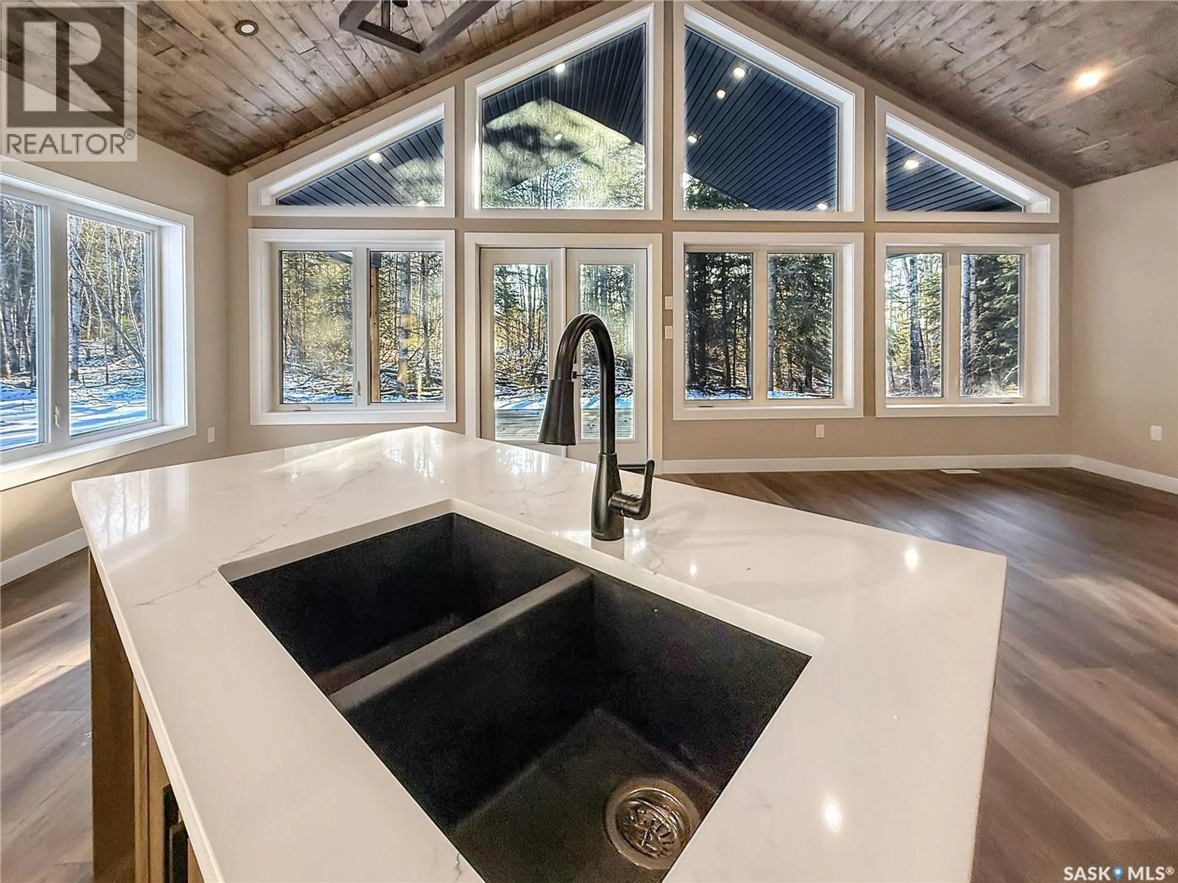 Open concept kitchen, ceramic/tile floor for 3 VALLEY RIDGE ROAD, Candle Lake Saskatchewan S0J3E0