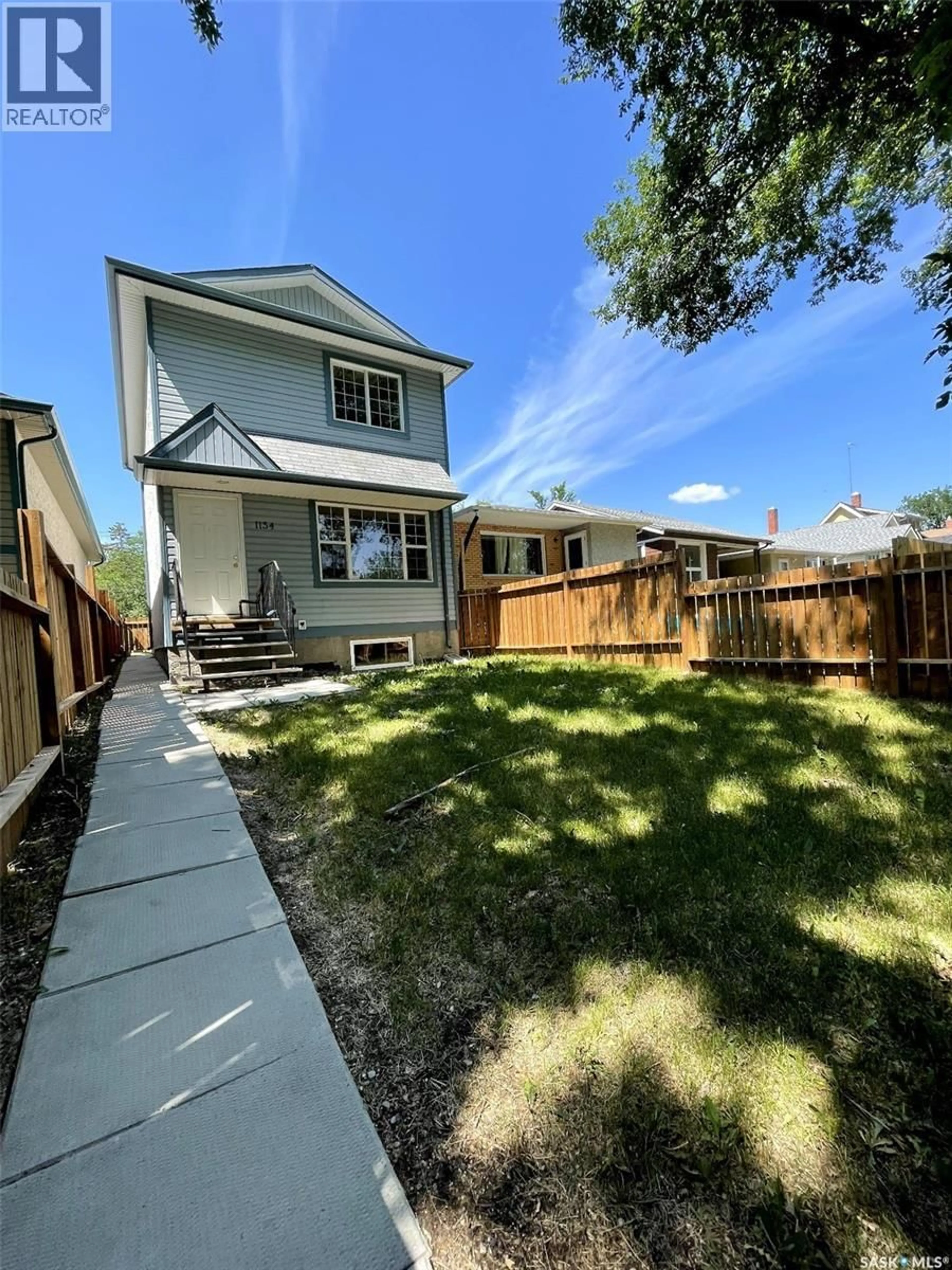 A pic from outside/outdoor area/front of a property/back of a property/a pic from drone, street for 1154 RETALLACK STREET, Regina Saskatchewan S4T2H3