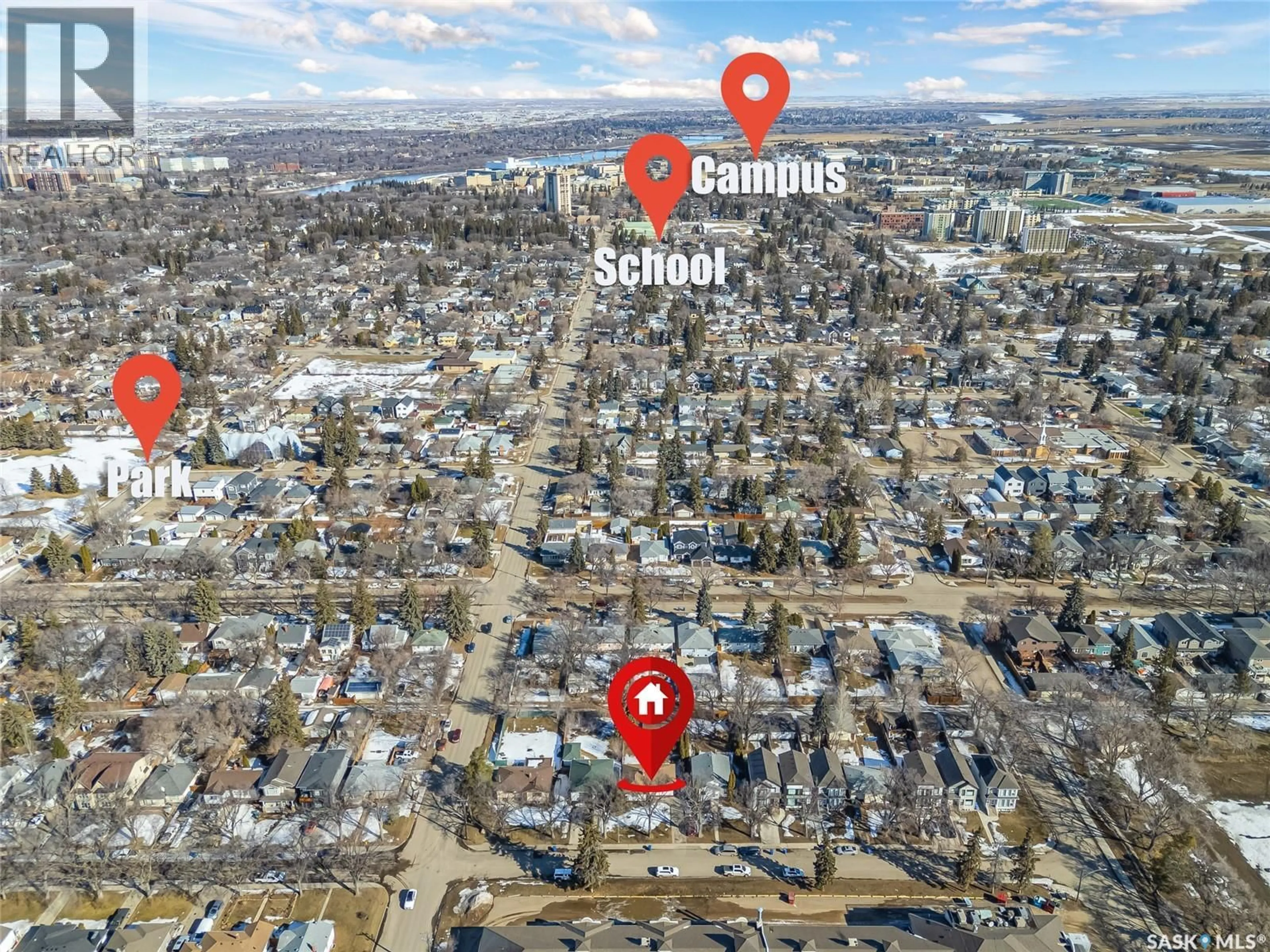 Picture of a map for E - 1313 9TH STREET, Saskatoon Saskatchewan S7H0N8