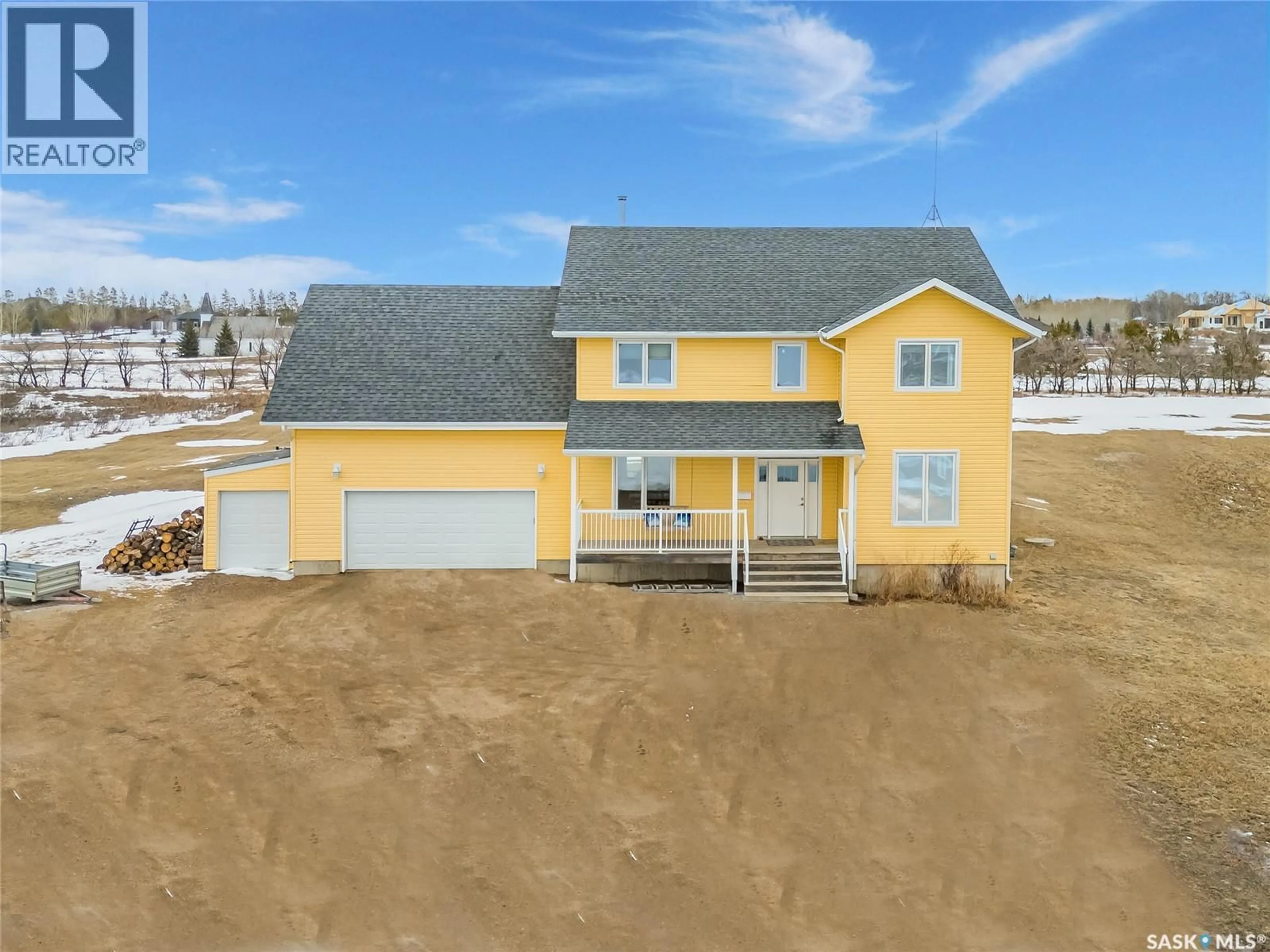 A pic from outside/outdoor area/front of a property/back of a property/a pic from drone, unknown for 7 SOUTH COUNTRY ROAD, Dundurn Rm No. 314 Saskatchewan S7C0B1