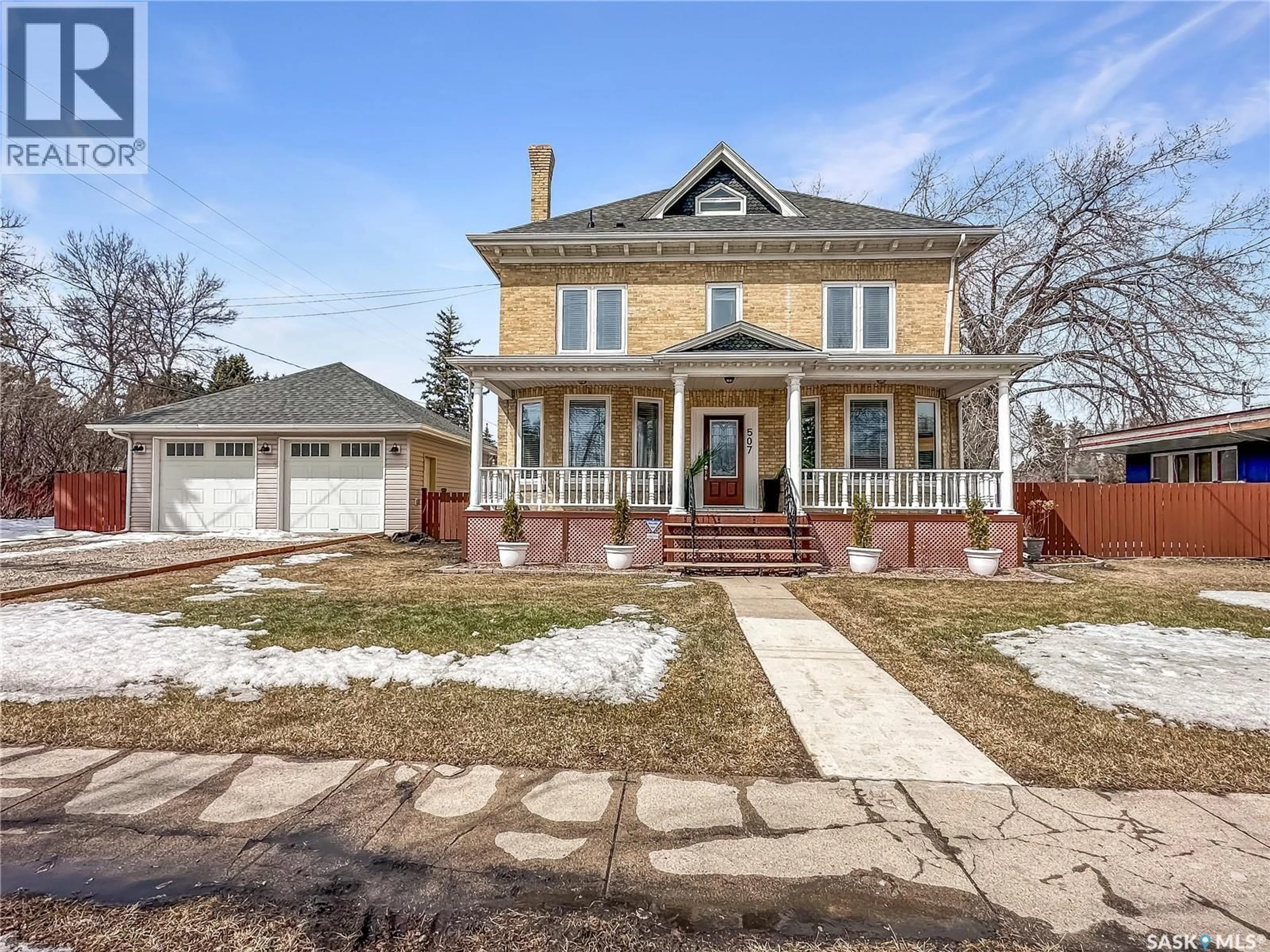 Home with brick exterior material, street for 507 WOODWARD AVENUE, Indian Head Saskatchewan S0G2K0