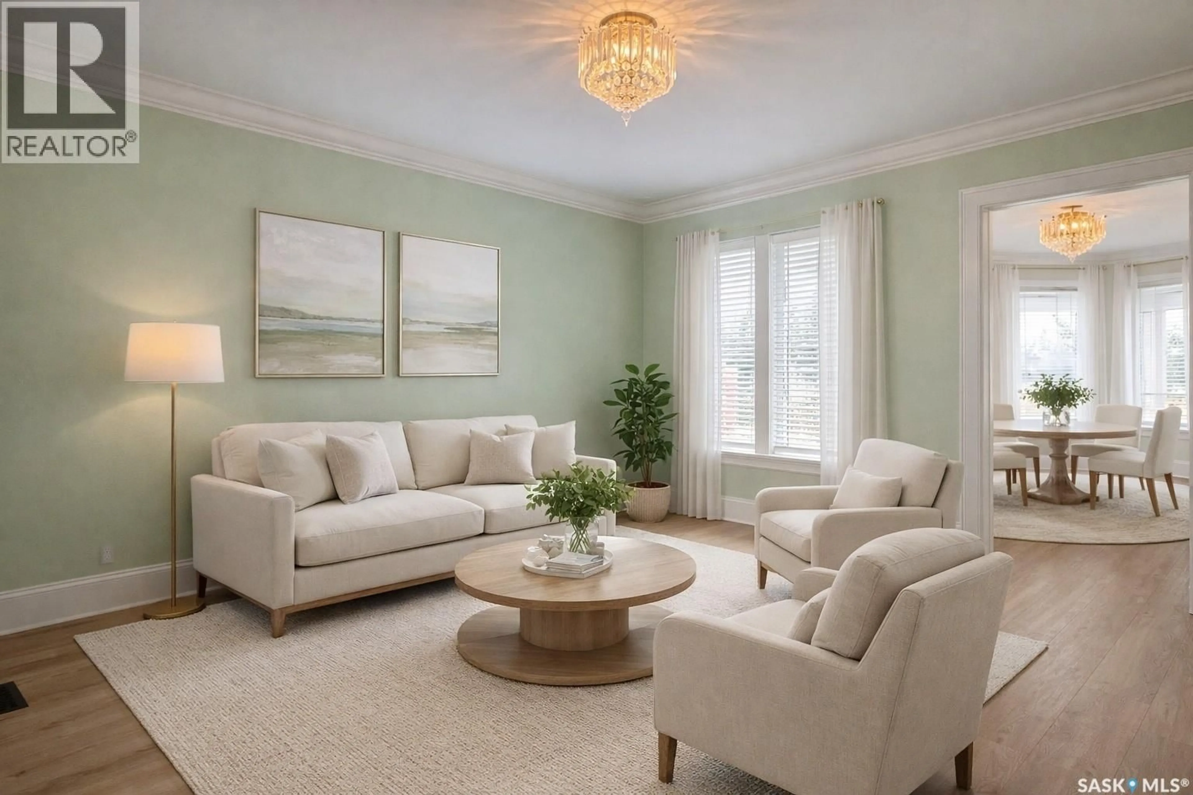 Living room with furniture, unknown for 507 WOODWARD AVENUE, Indian Head Saskatchewan S0G2K0