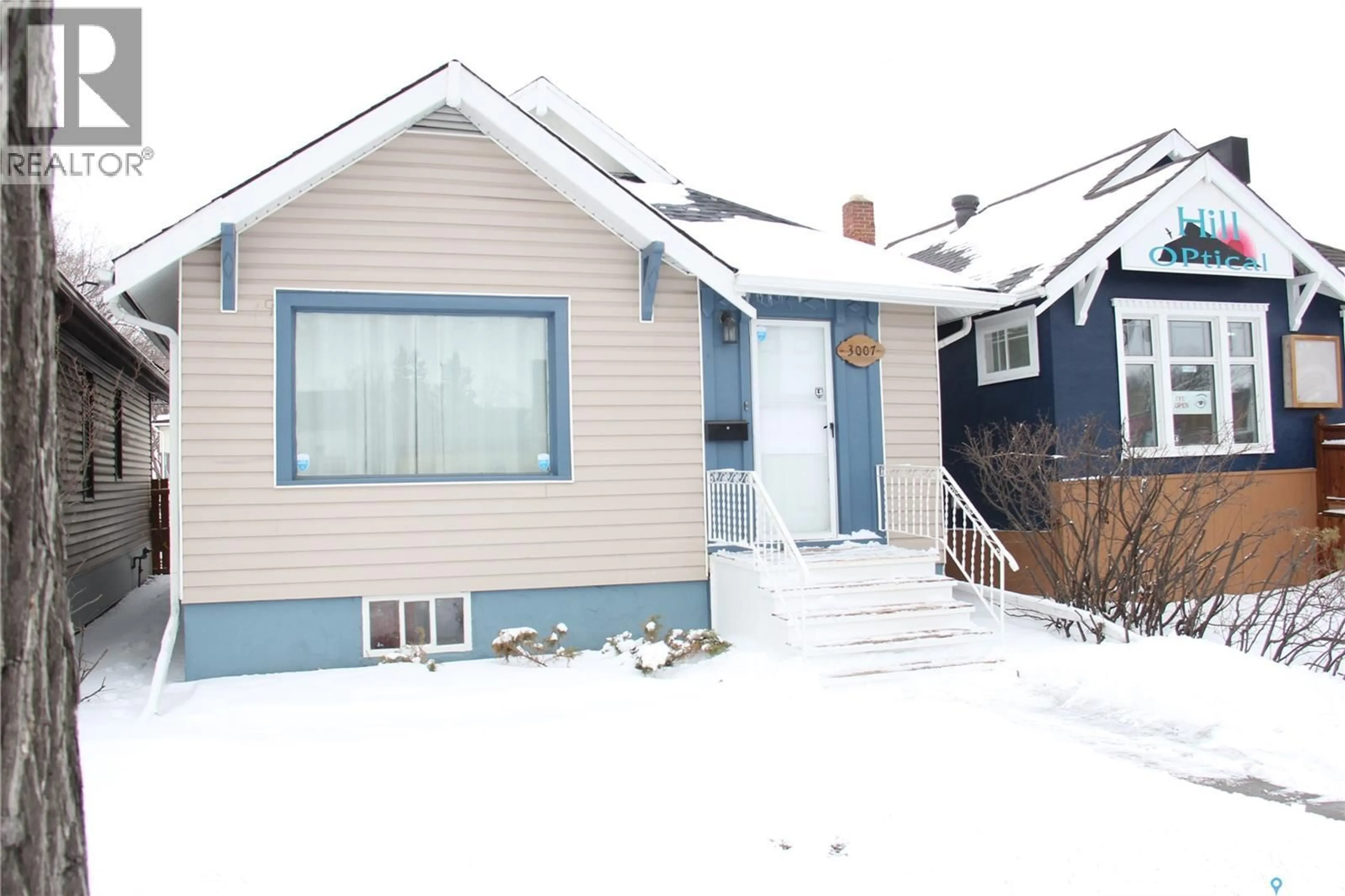 Home with vinyl exterior material, street for 3007 DEWDNEY AVENUE, Regina Saskatchewan S4T0Y3