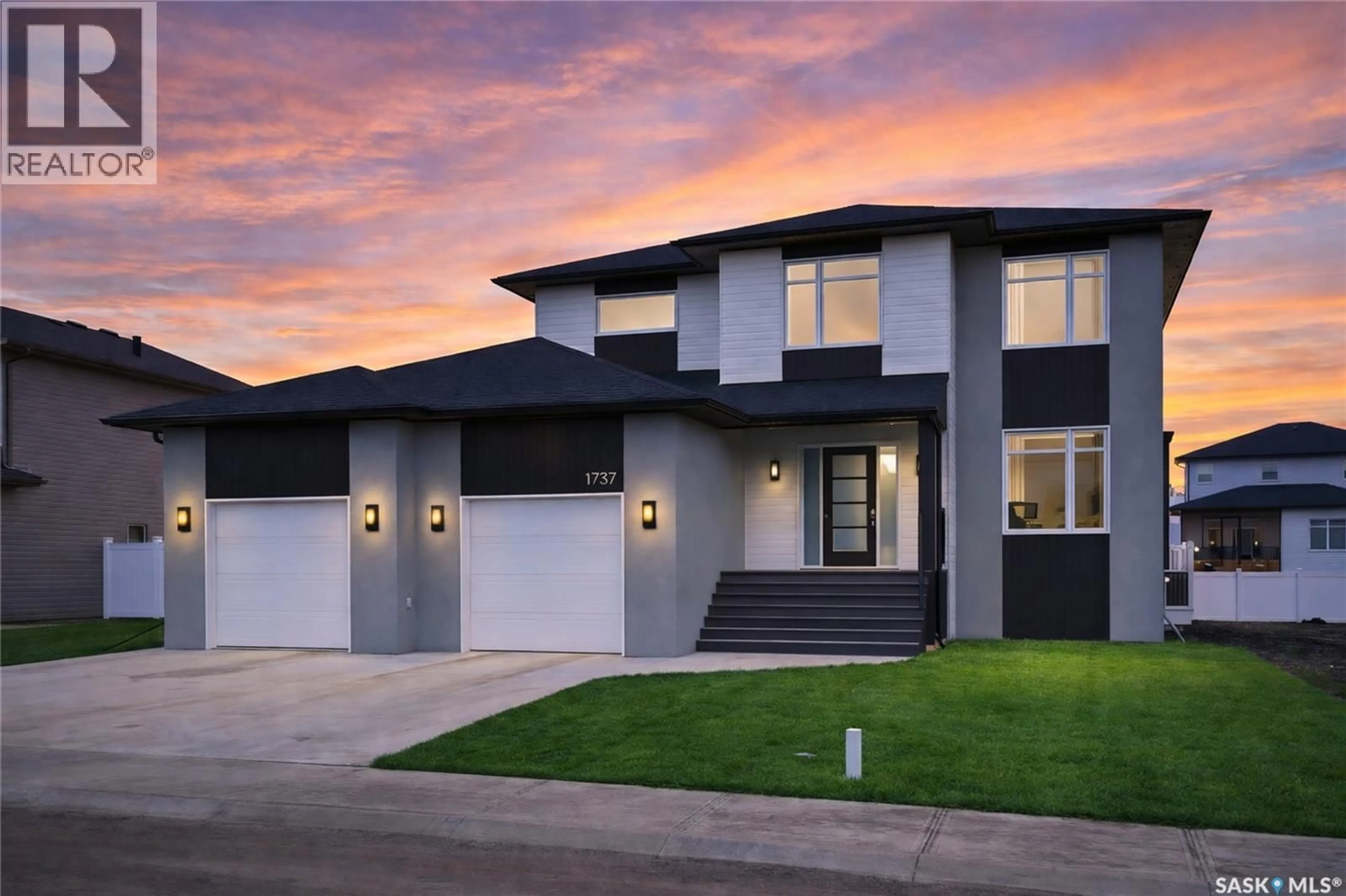 Home with brick exterior material, street for 1737 HAYES LANE, Moose Jaw Saskatchewan S6J0B6