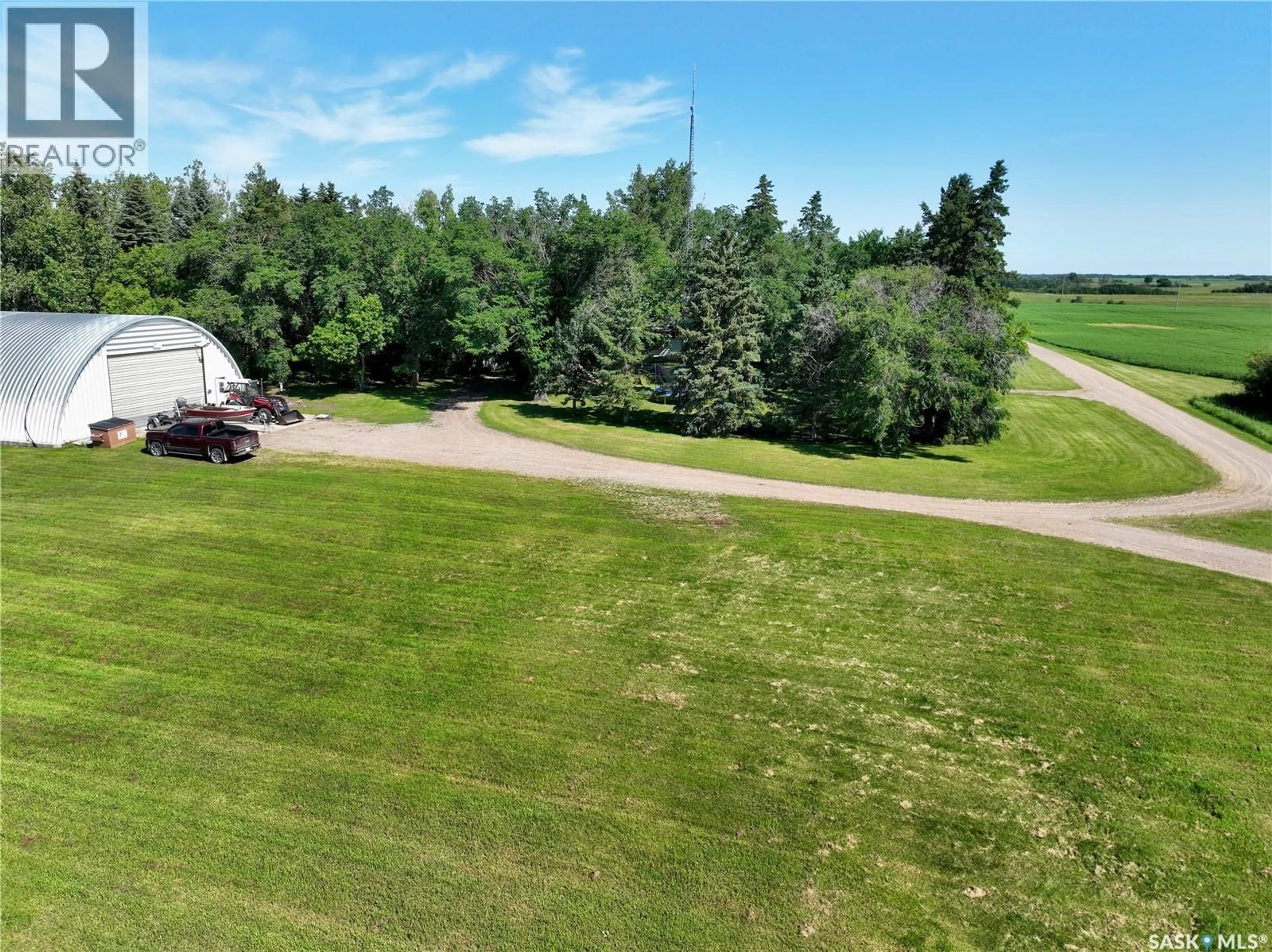 A pic from outside/outdoor area/front of a property/back of a property/a pic from drone, water/lake/river/ocean view for BREWER ROAD, Cana Rm No. 214 Saskatchewan S0A2P0