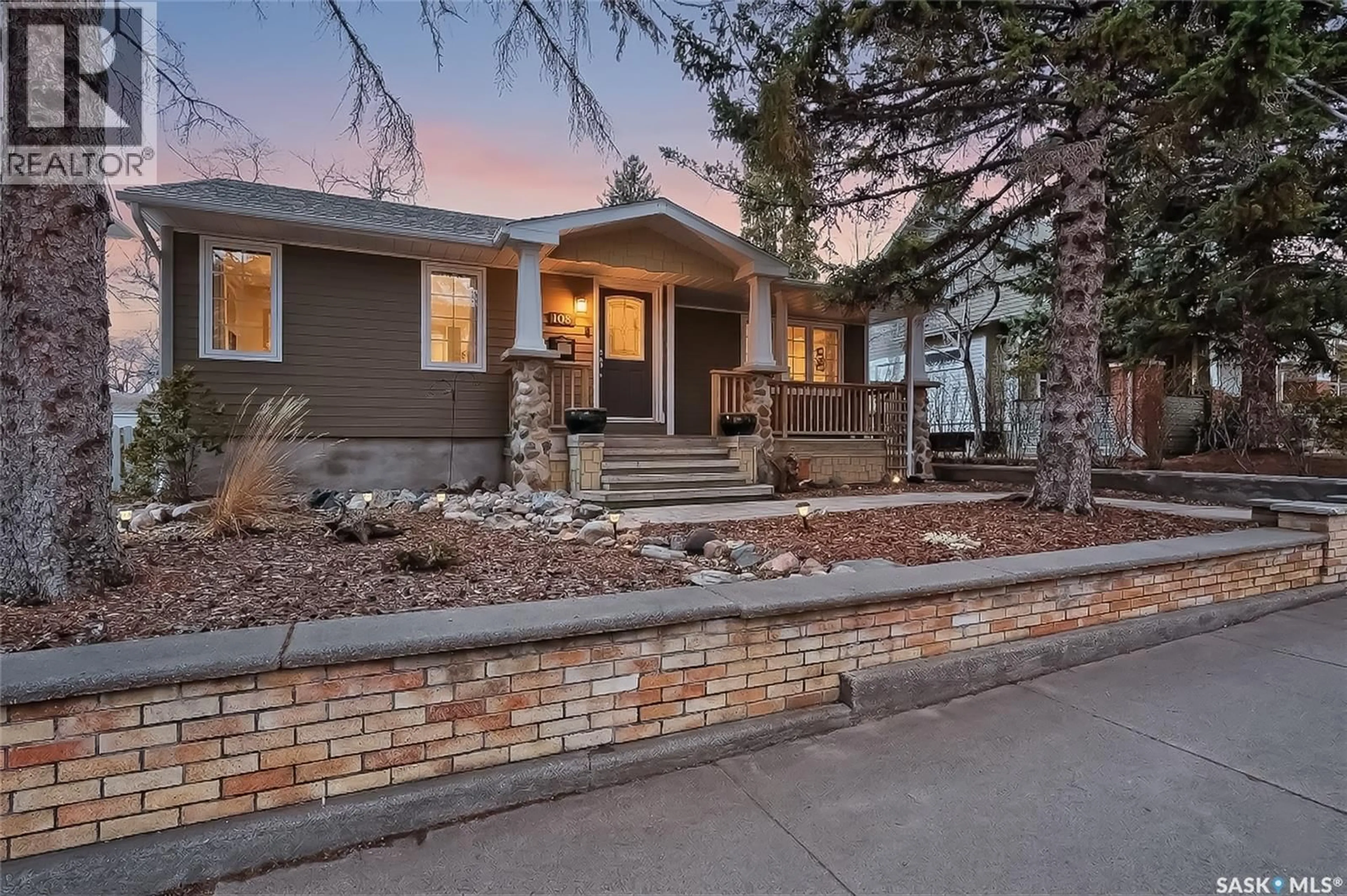 Home with brick exterior material, street for 1108 GRAFTON AVENUE, Moose Jaw Saskatchewan S6H3S5