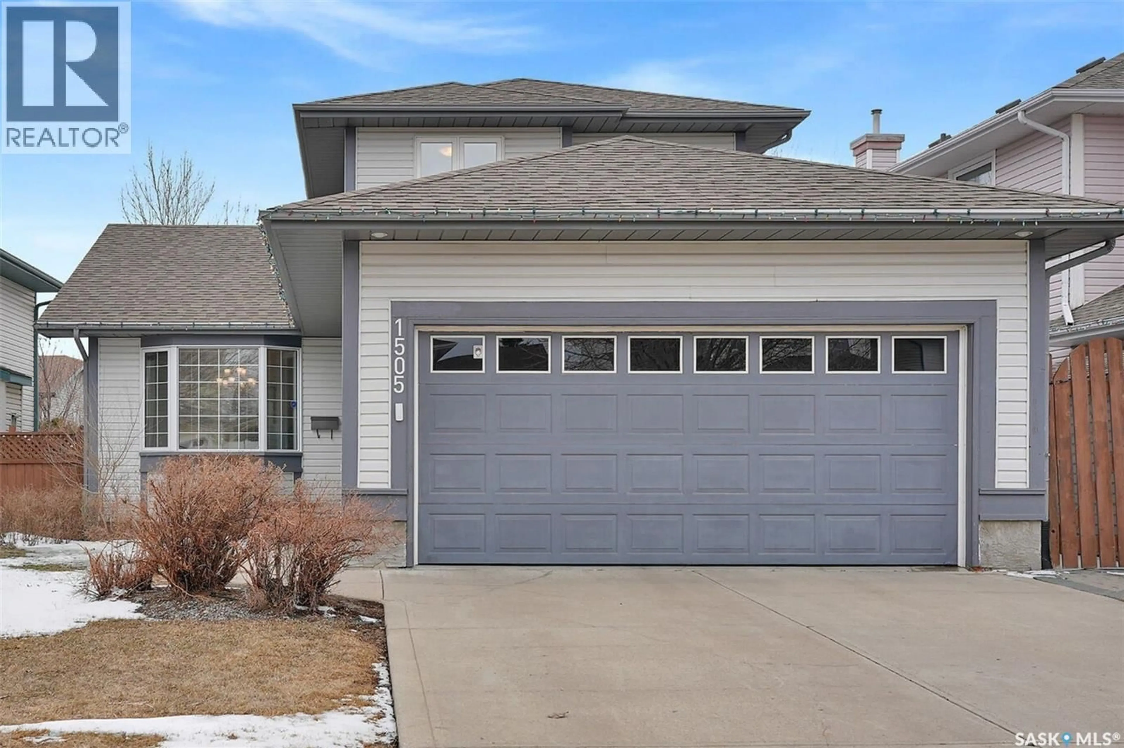 Home with vinyl exterior material, street for 1505 ROUSSEAU CRESCENT, Regina Saskatchewan S4X4L7