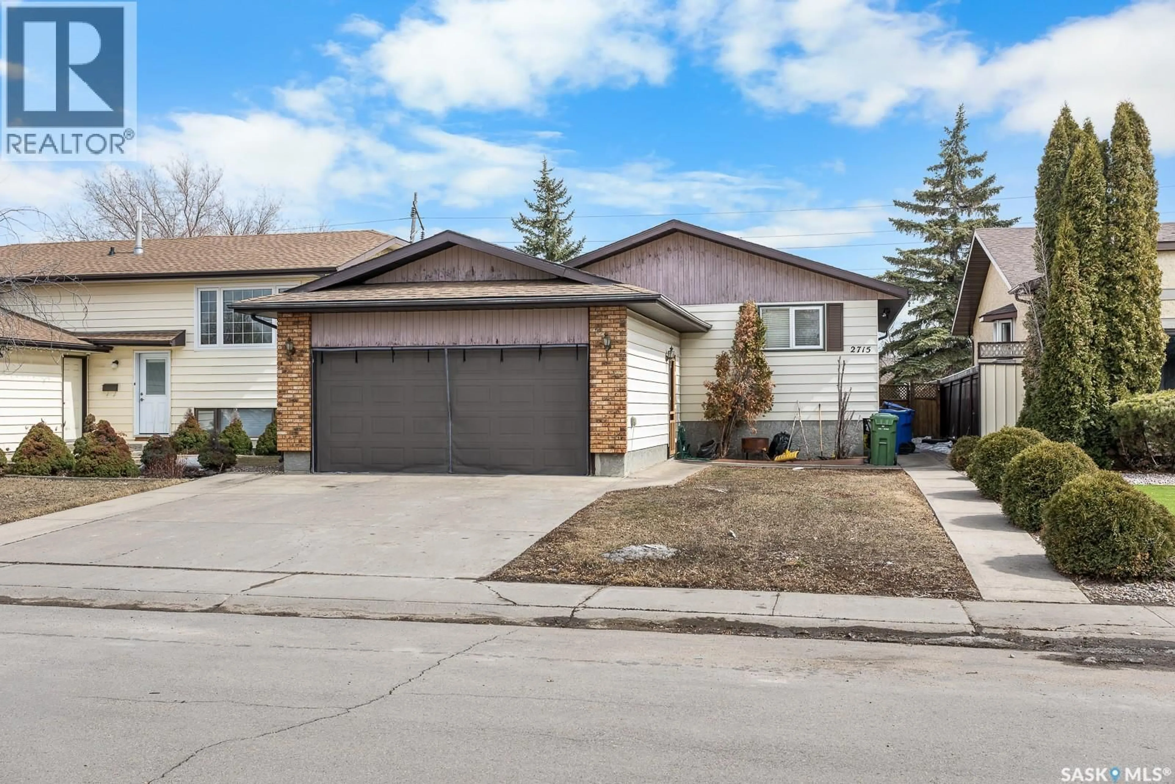 Home with brick exterior material, street for 2715 CORBETT ROAD, Regina Saskatchewan S4R8J1