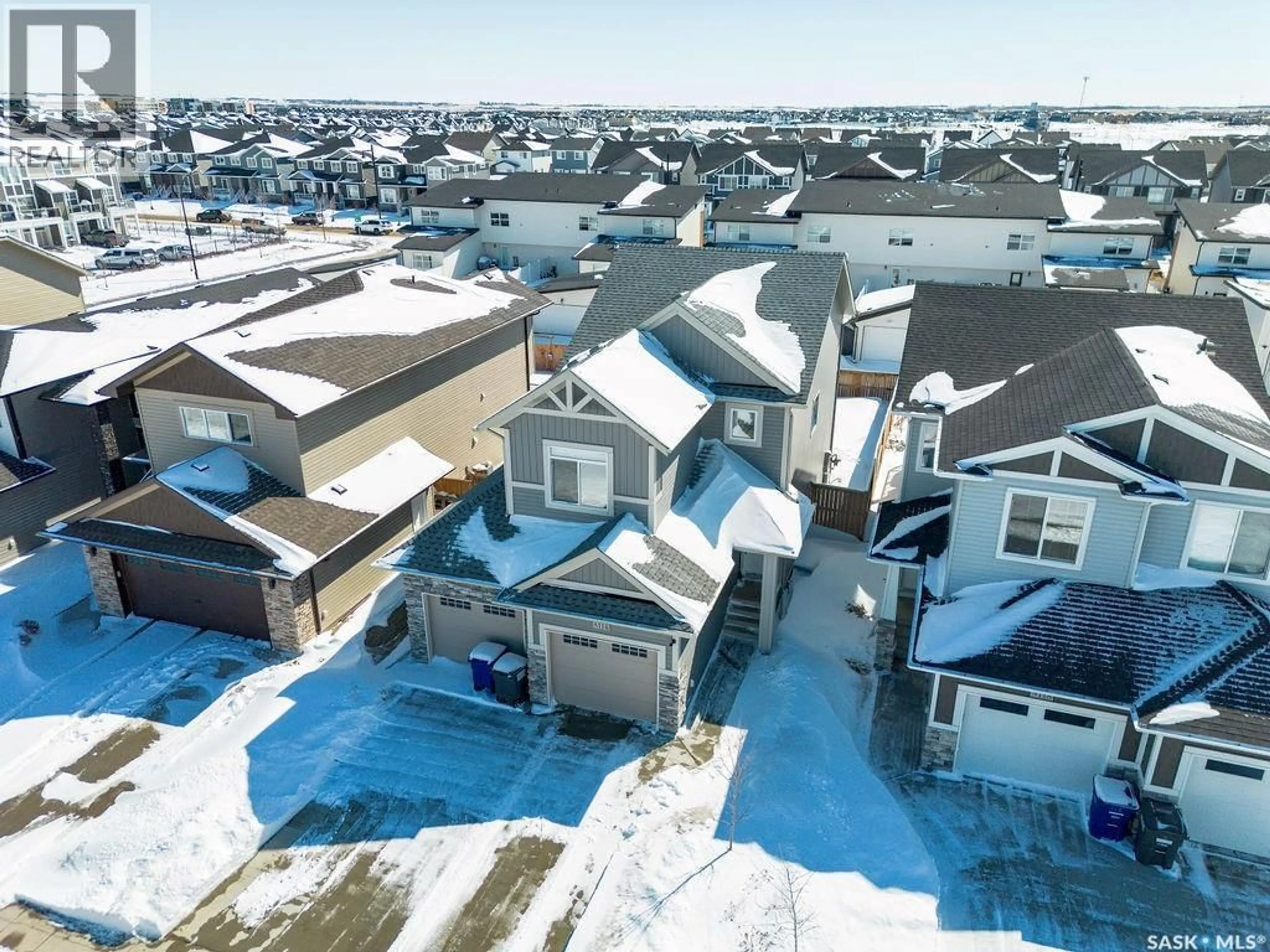 A pic from outside/outdoor area/front of a property/back of a property/a pic from drone, street for 114 GERMAIN COURT, Saskatoon Saskatchewan S7W0Y3