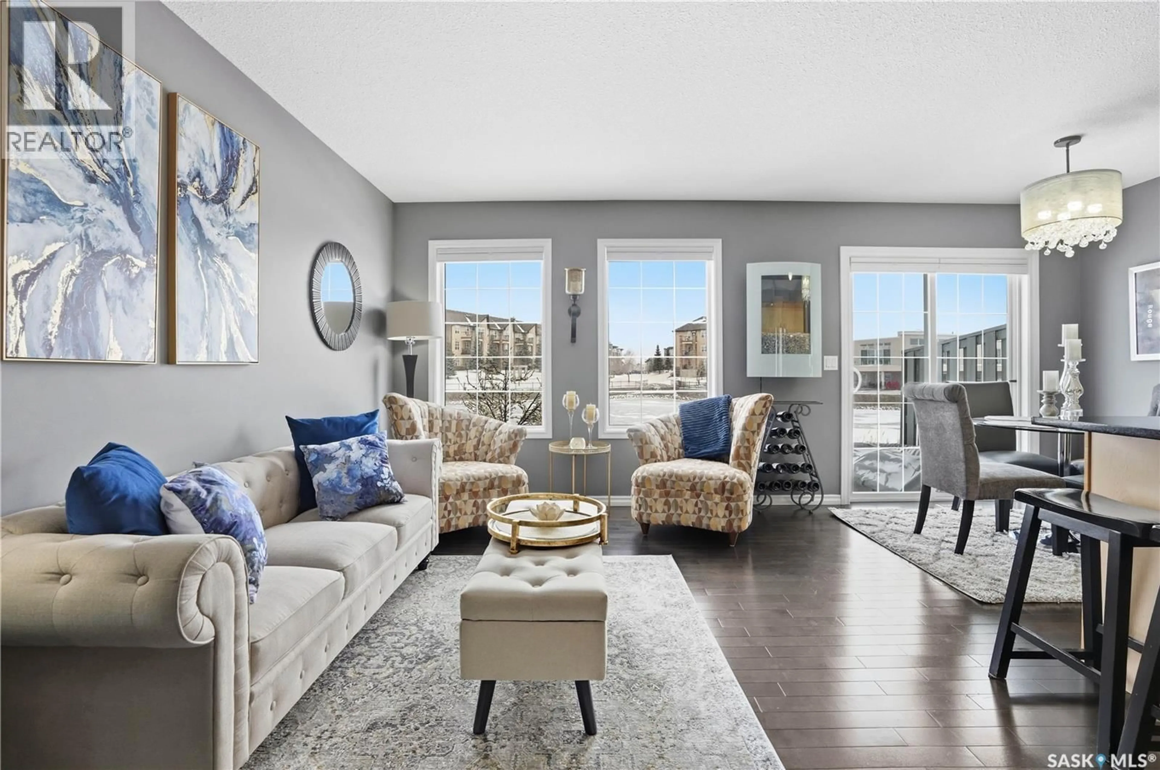 Living room with furniture, unknown for 14 2400 TELL PLACE, Regina Saskatchewan S4V3E3