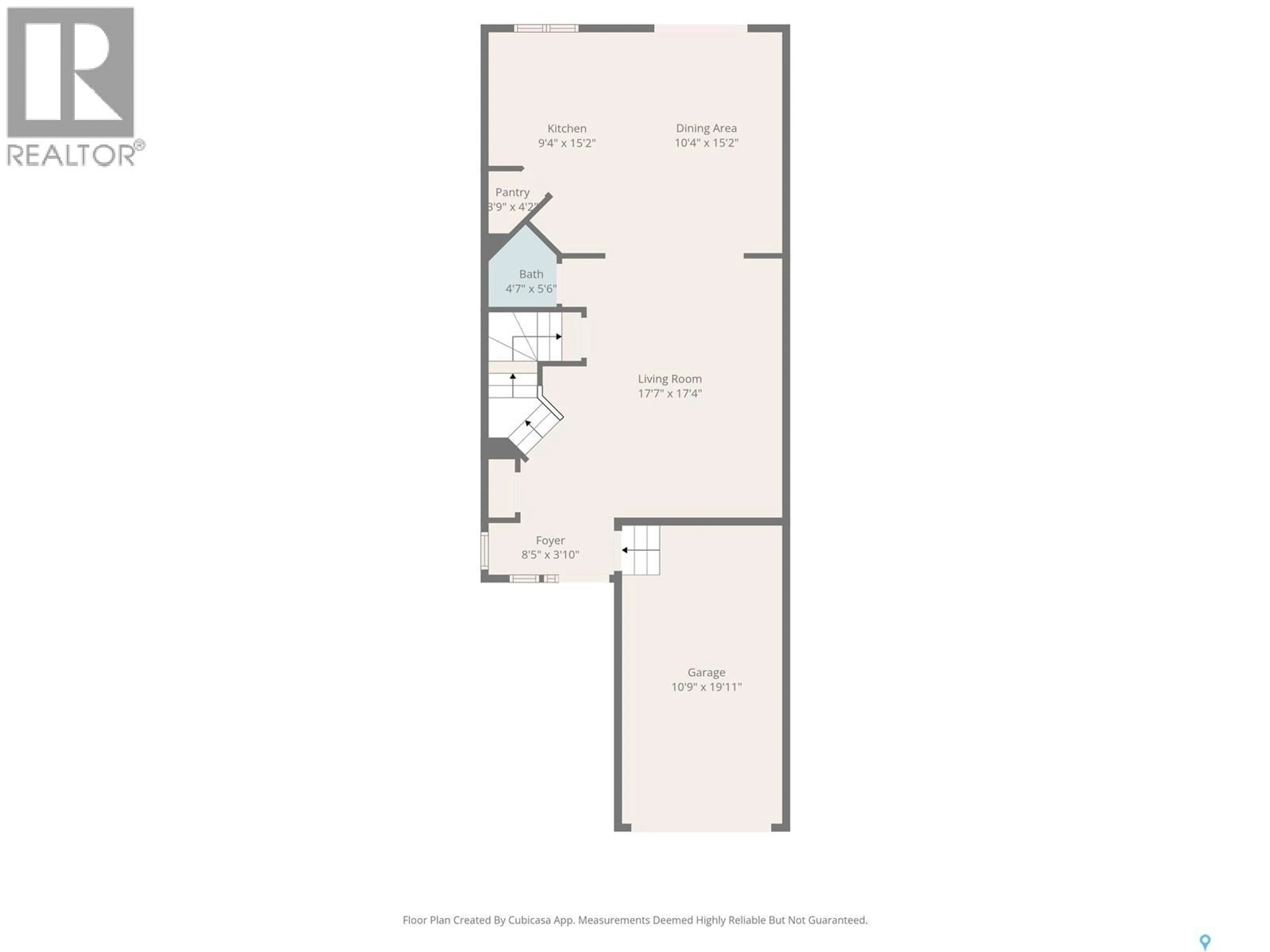 Floor plan for E - B 620 7TH STREET, Saskatoon Saskatchewan S7H0X9