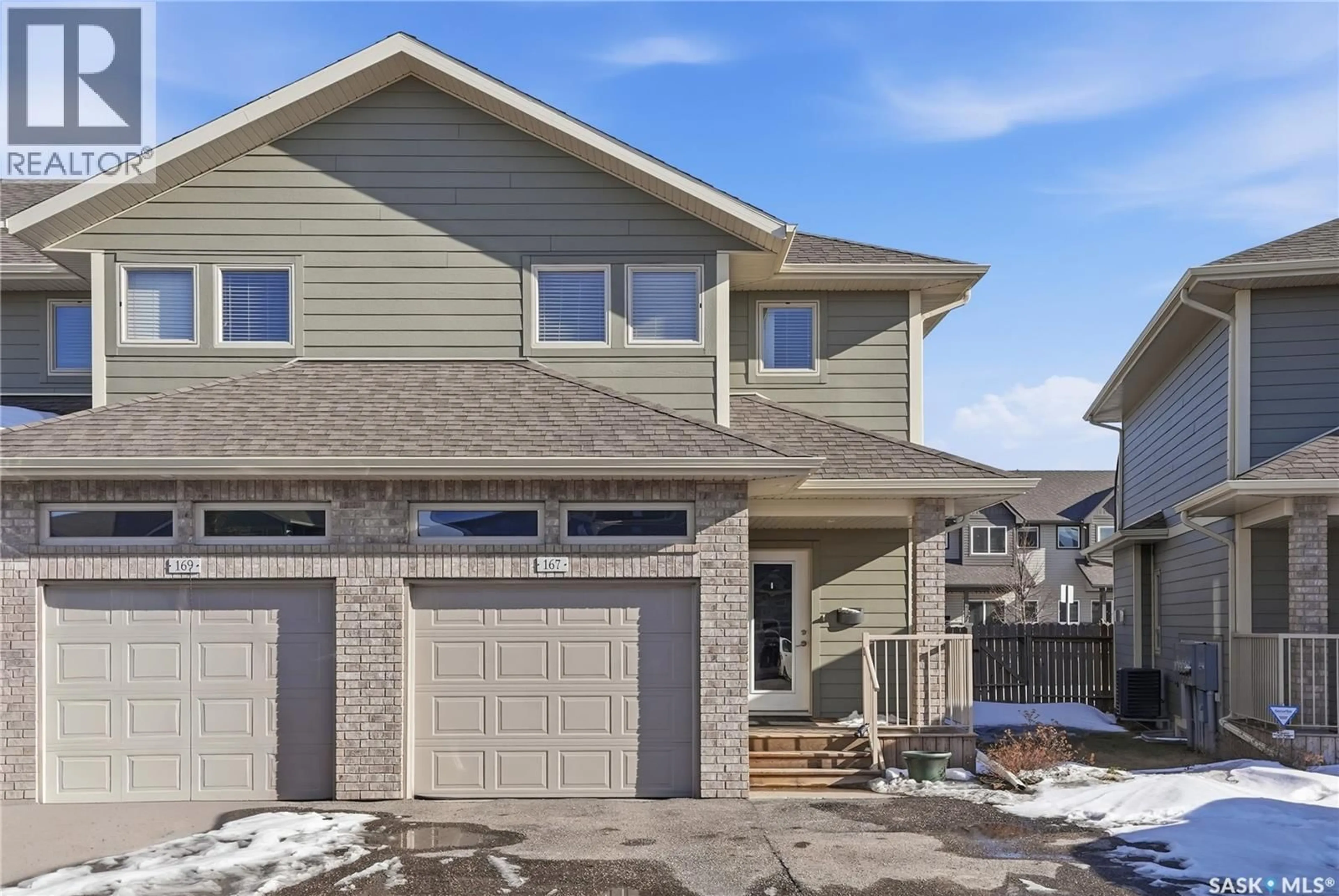 Home with vinyl exterior material, street for 167 115 SHEPHERD CRESCENT, Saskatoon Saskatchewan S7W0P8