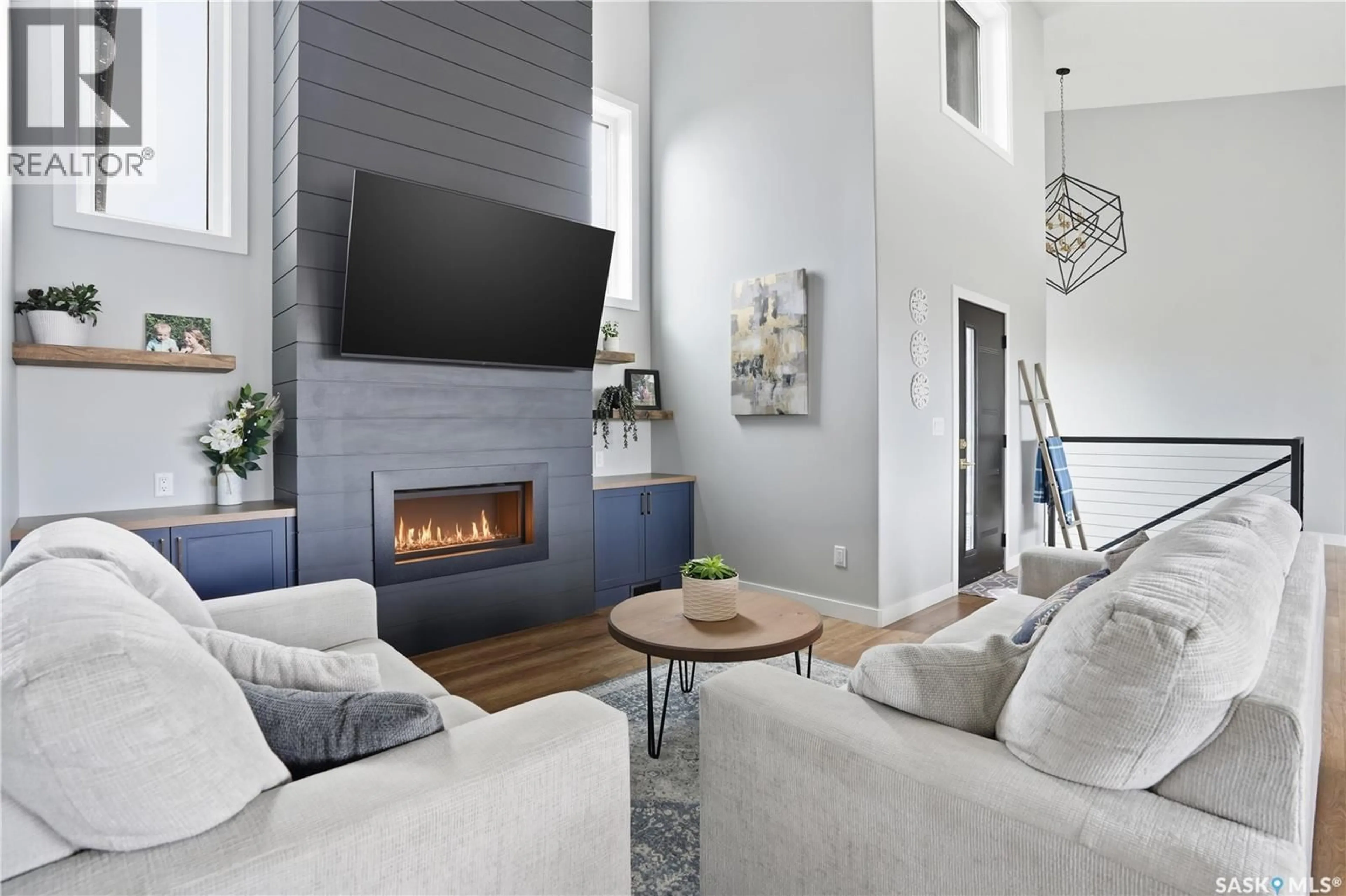 Living room with furniture, unknown for BARBOUR ACREAGE, Edenwold Rm No.158 Saskatchewan S0G0E0