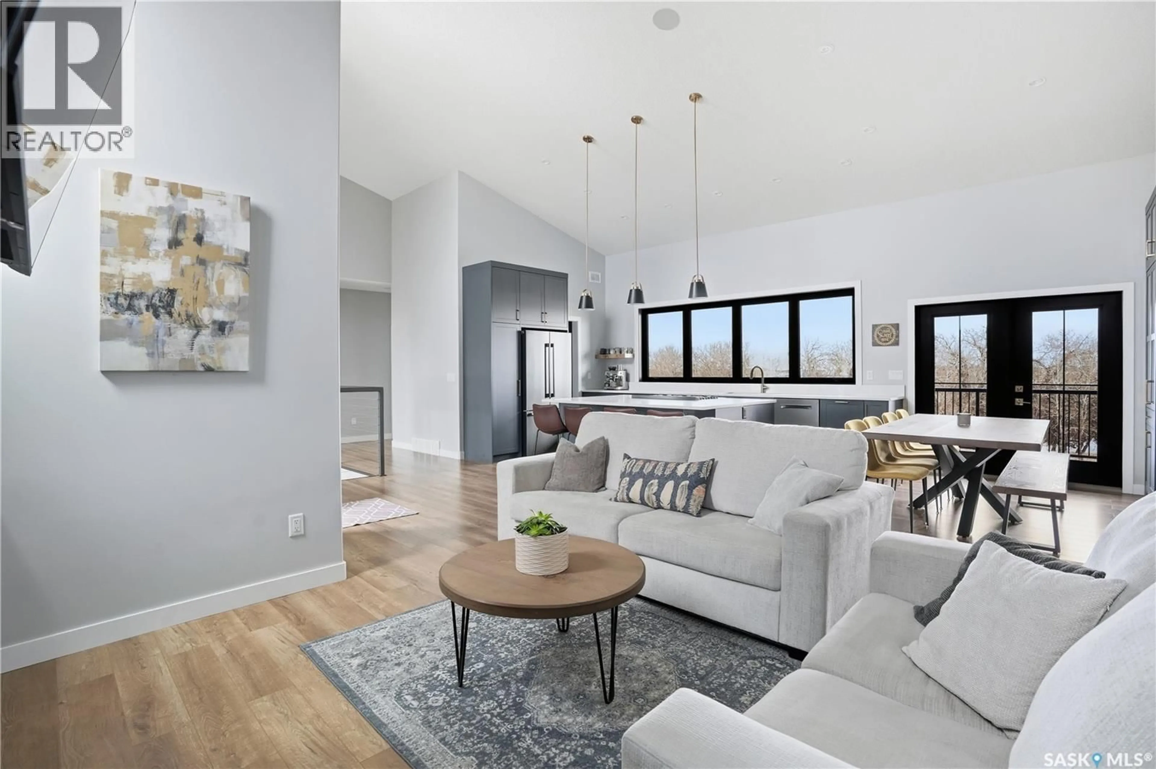 Living room with furniture, unknown for BARBOUR ACREAGE, Edenwold Rm No.158 Saskatchewan S0G0E0