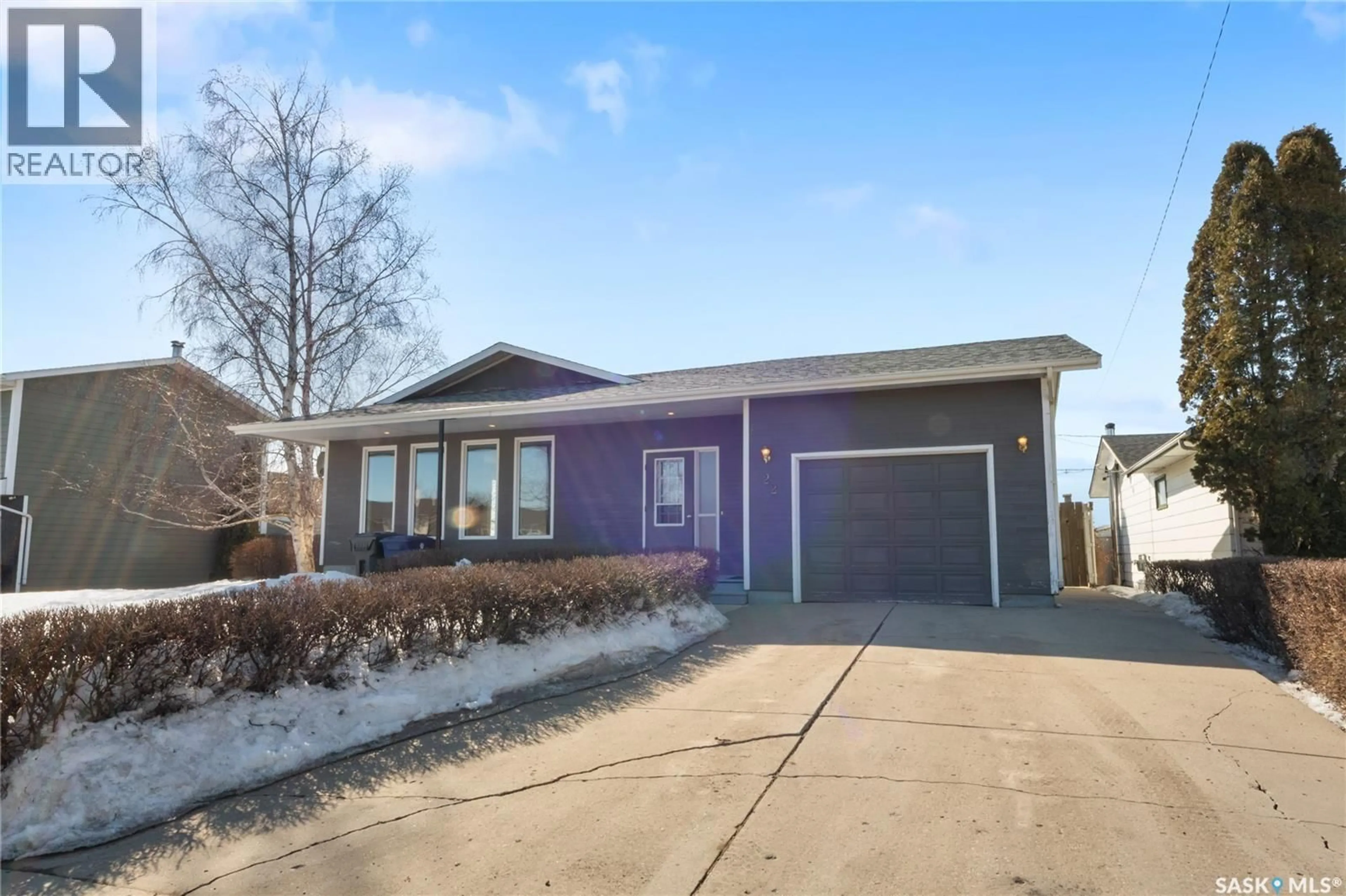 Home with brick exterior material, street for 22 BLAKE CRESCENT, Aberdeen Saskatchewan S0K0A0