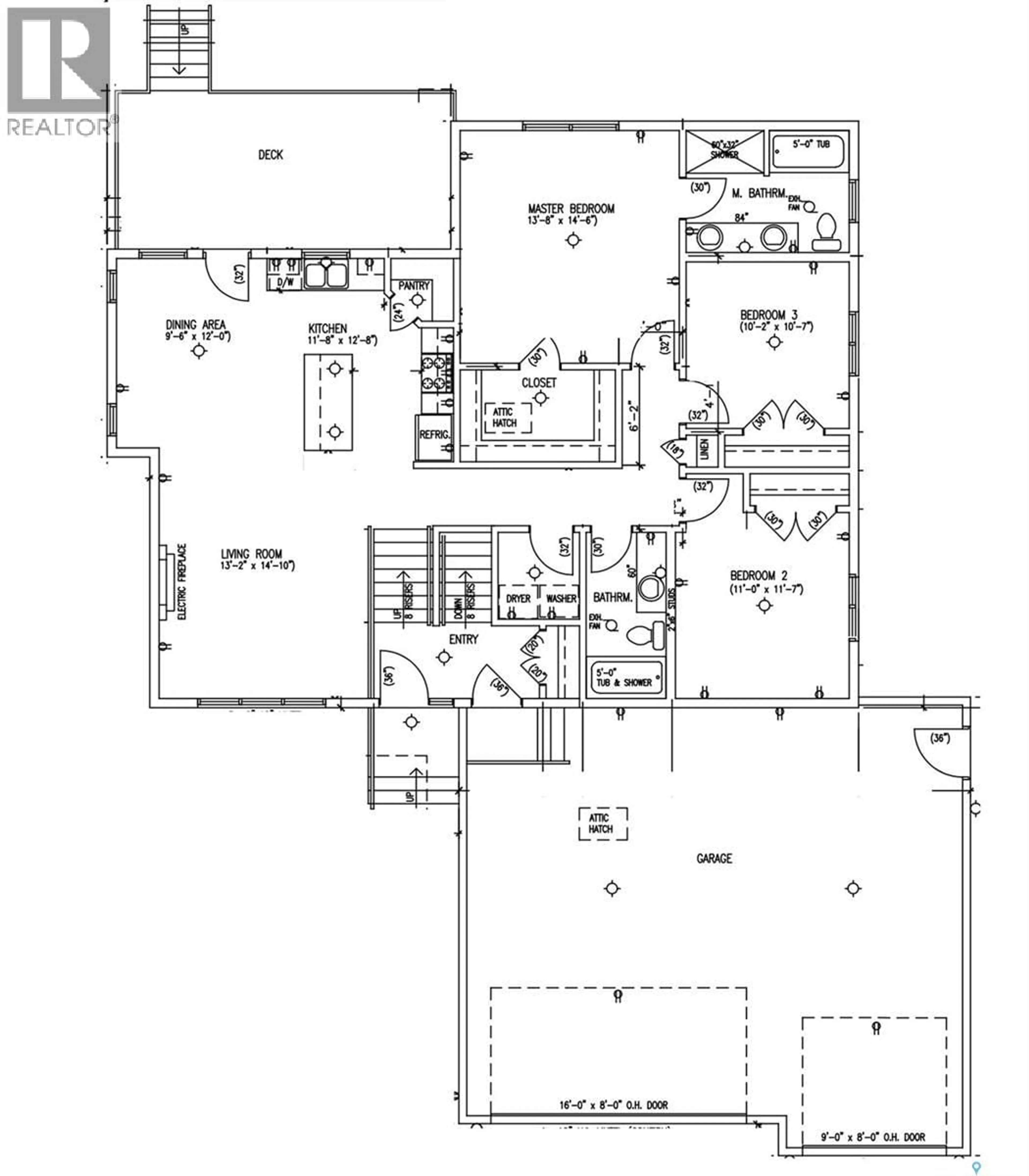 Floor plan for 830 BALLESTEROS CRESCENT, Warman Saskatchewan S0K4S0