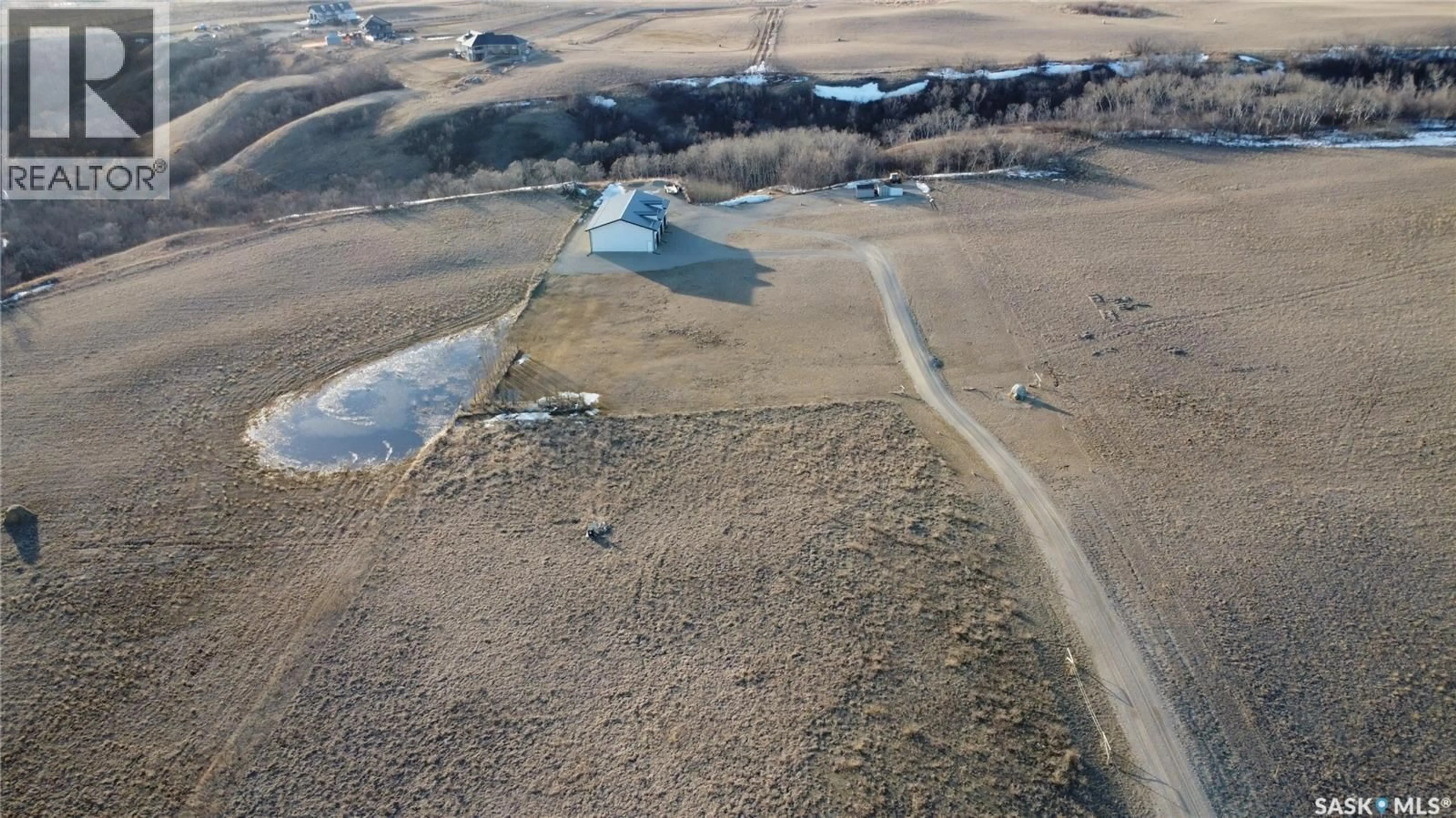 A pic from outside/outdoor area/front of a property/back of a property/a pic from drone, water/lake/river/ocean view for Lot 21 - 21 VALLEY VIEW ESTATES, Longlaketon Rm No. 219 Saskatchewan S0G4L0