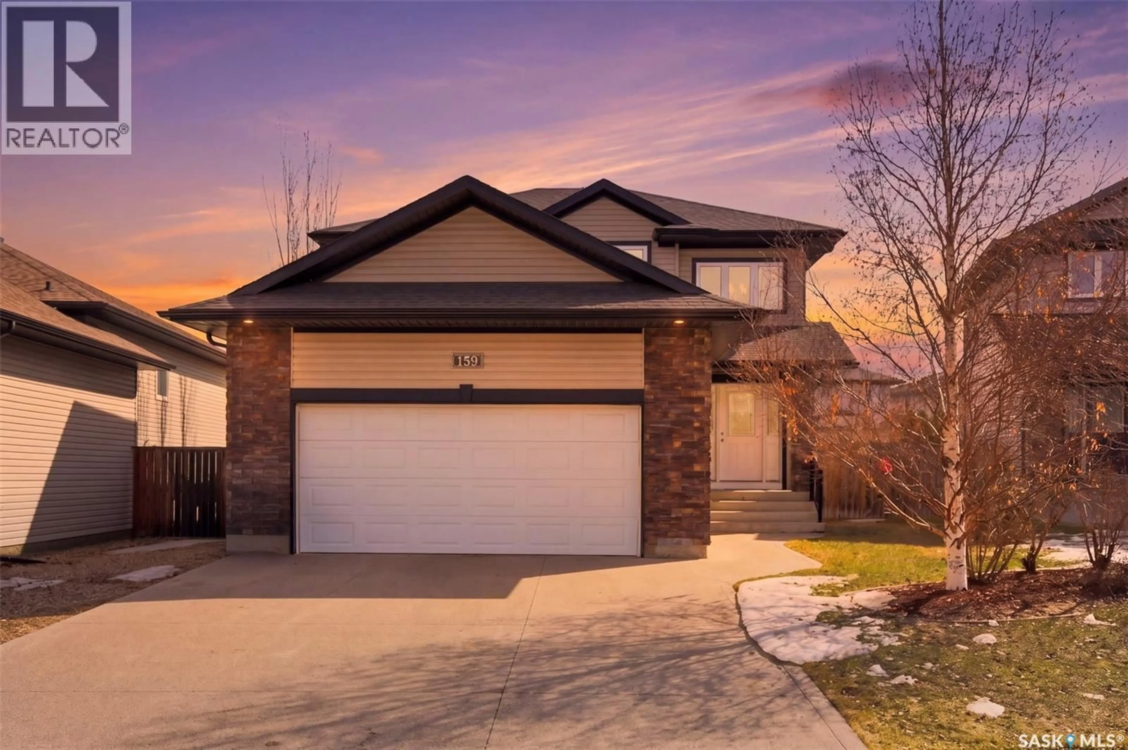 Home with brick exterior material, street for 159 DULMAGE CRESCENT, Saskatoon Saskatchewan S7T0K4
