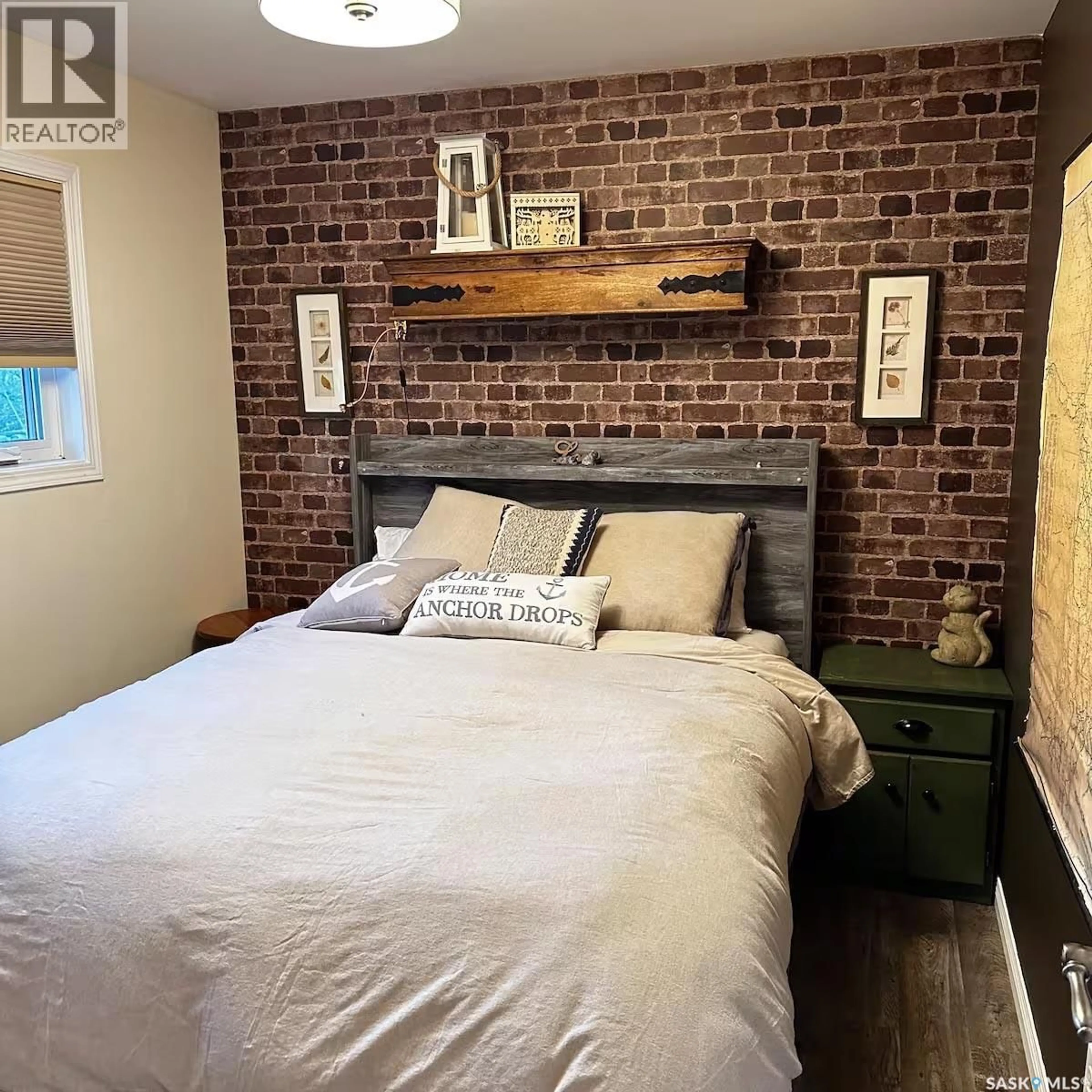 Bedroom with bed, wood/laminate floor for 508 BEAR ROAD, Bjorkdale Rm No. 426 Saskatchewan S0E0N0