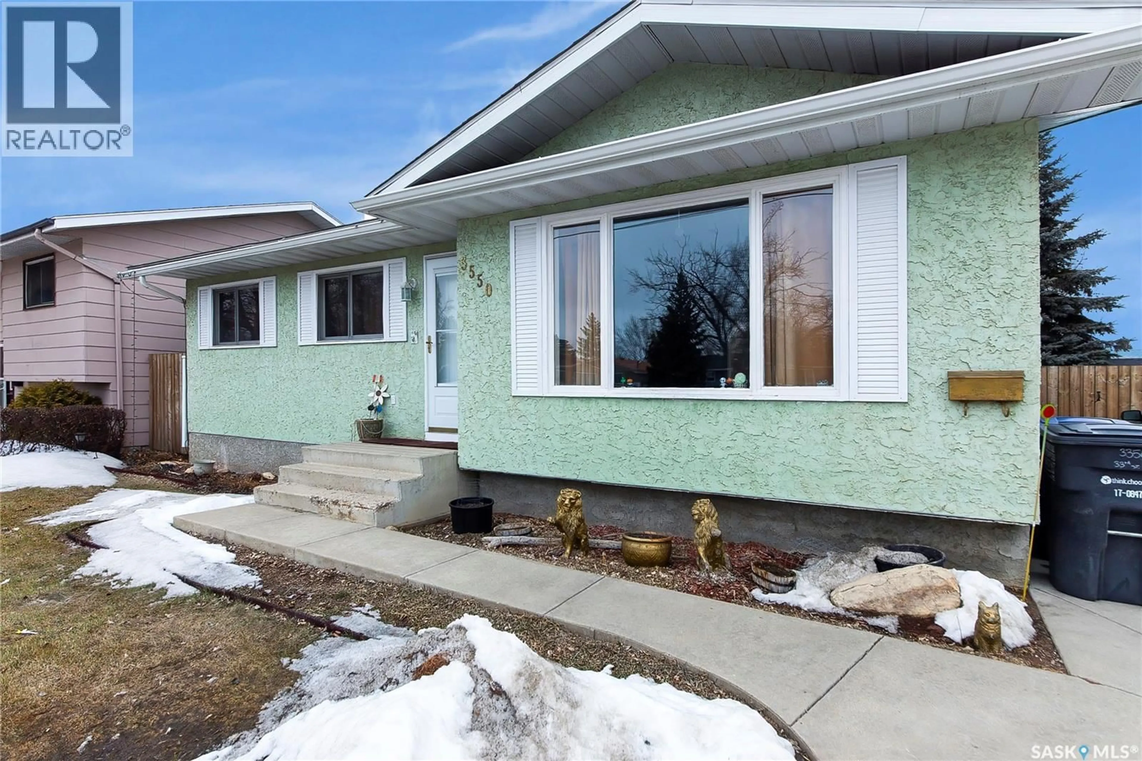 Home with vinyl exterior material, street for 3550 33RD STREET, Saskatoon Saskatchewan S7L6E1