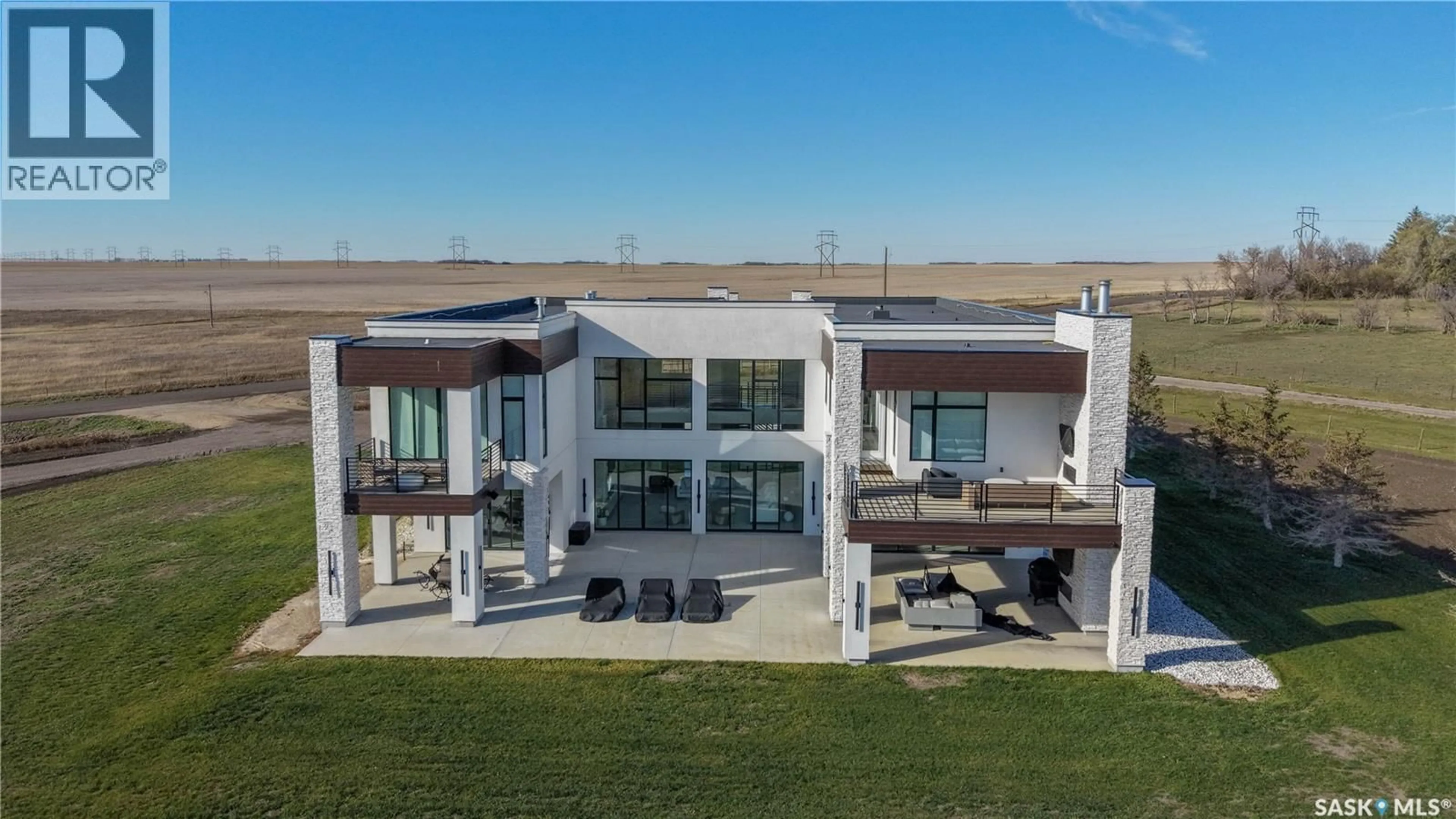 A pic from outside/outdoor area/front of a property/back of a property/a pic from drone, building for REGINA VIEW ACREAGE, Sherwood Rm No. 159 Saskatchewan S4K0A3