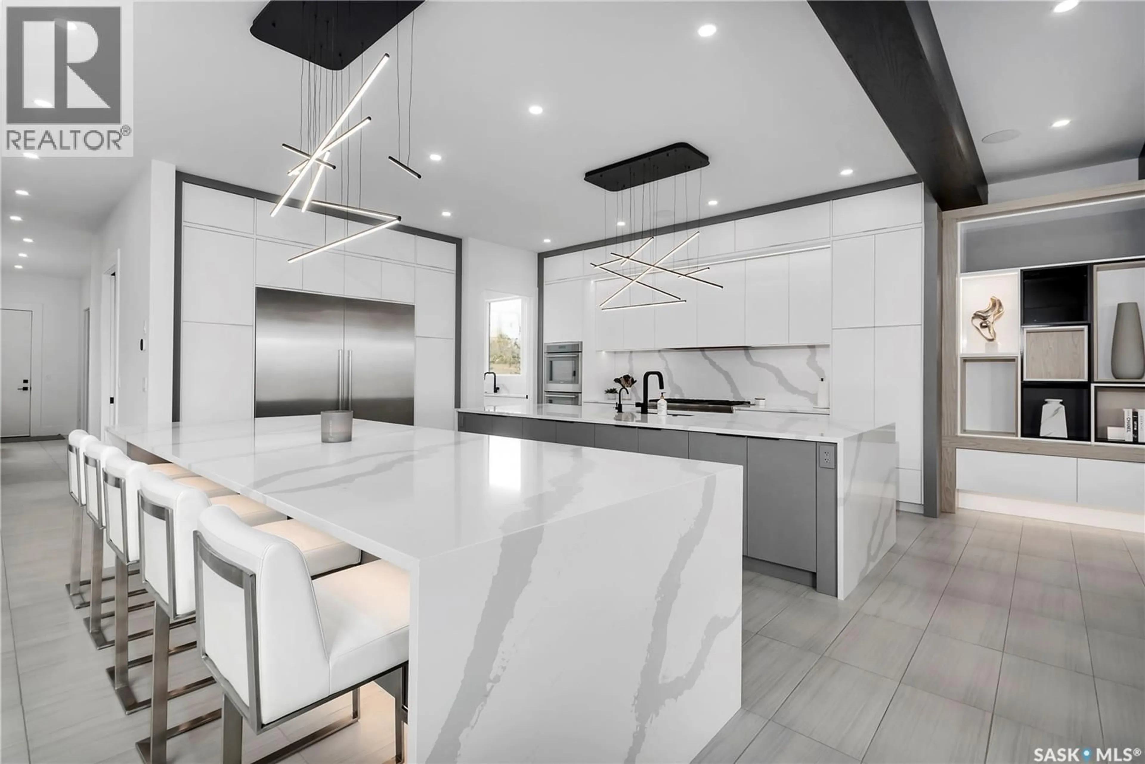 Contemporary kitchen, ceramic/tile floor for REGINA VIEW ACREAGE, Sherwood Rm No. 159 Saskatchewan S4K0A3