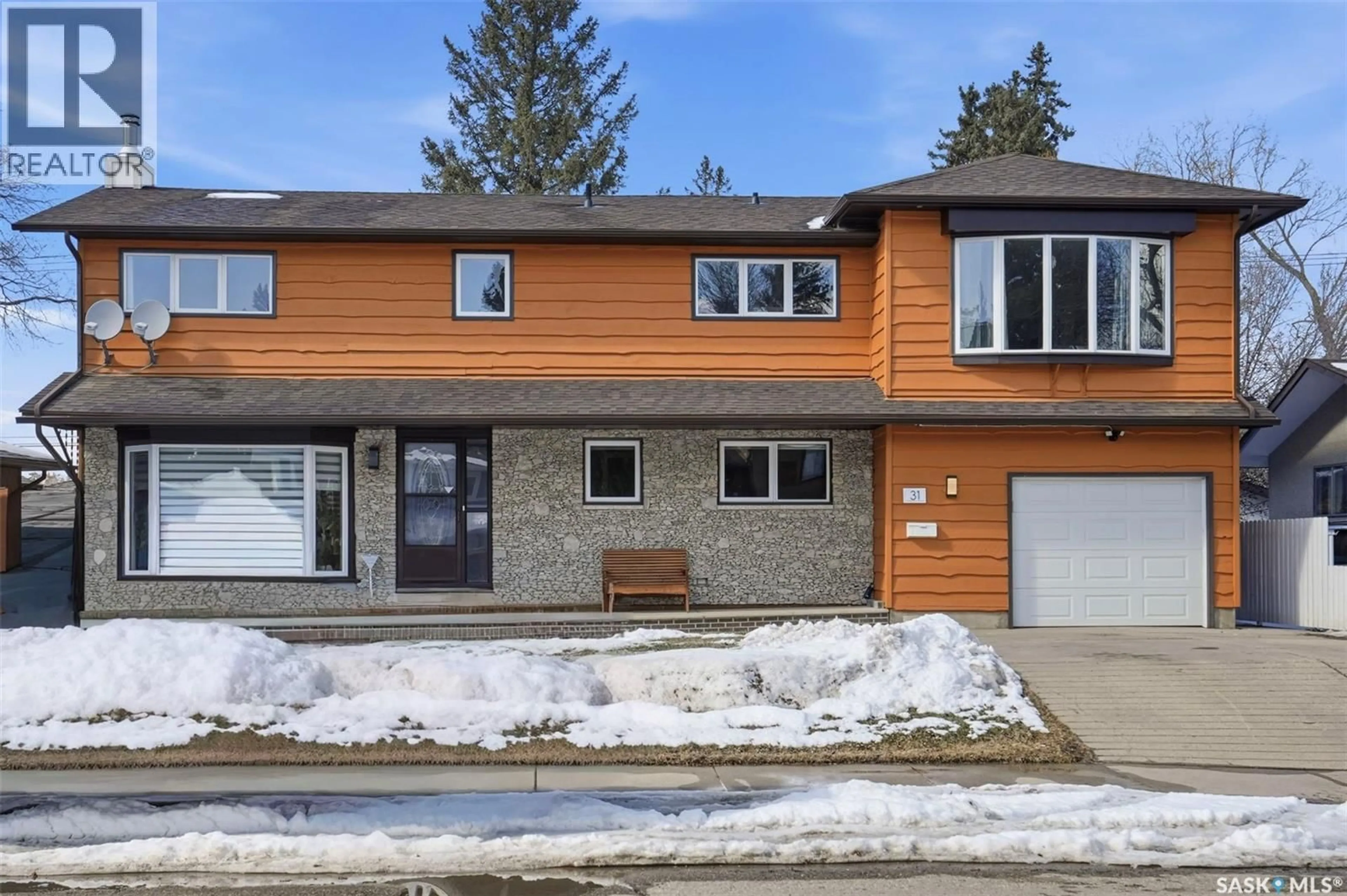 Home with brick exterior material, street for 31 CANTLON CRESCENT, Saskatoon Saskatchewan S7J2T2
