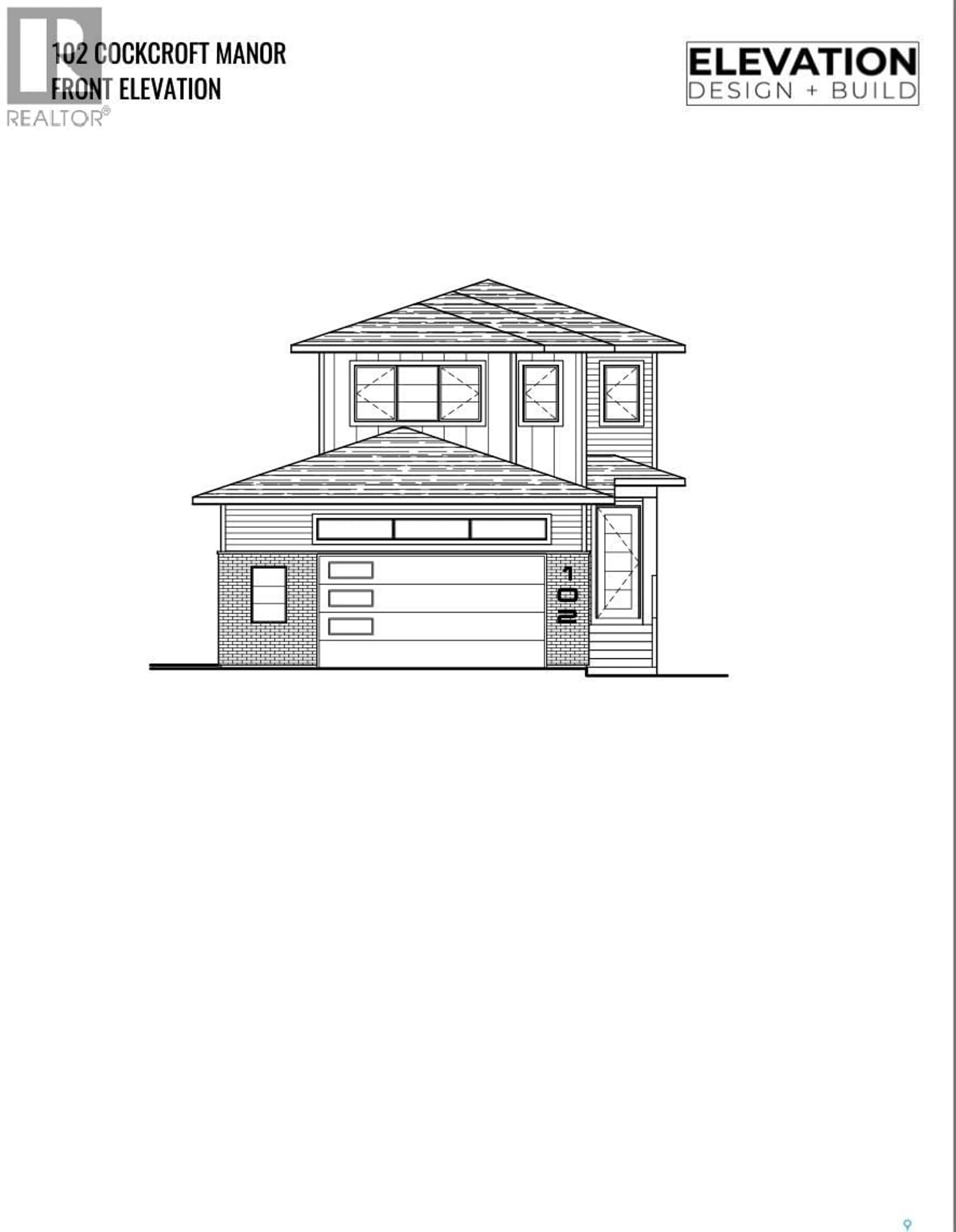 Floor plan for 102 COCKCROFT MANOR, Saskatoon Saskatchewan S7V1Y5
