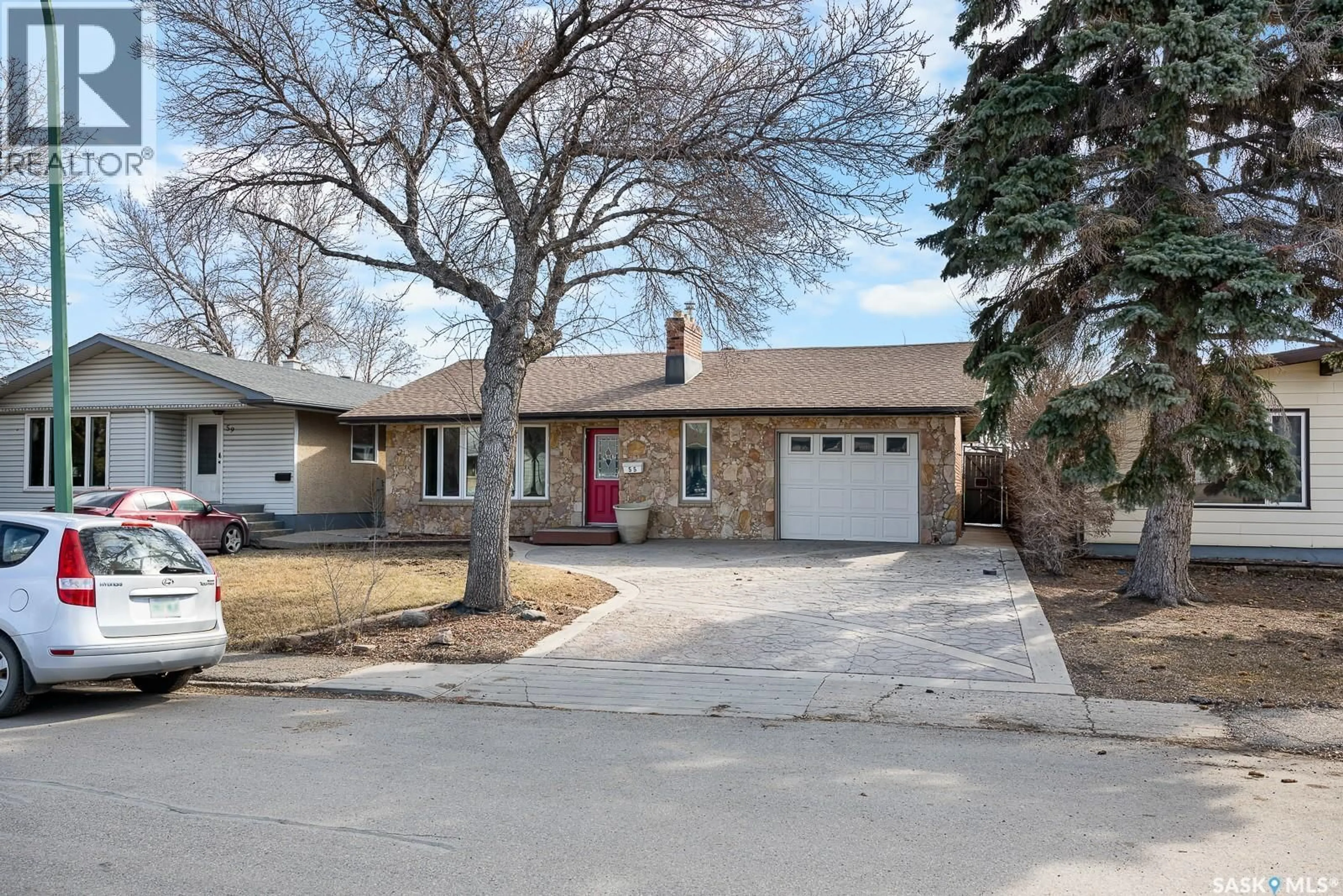Home with brick exterior material, street for 55 ROTHWELL CRESCENT, Regina Saskatchewan S4N1R5