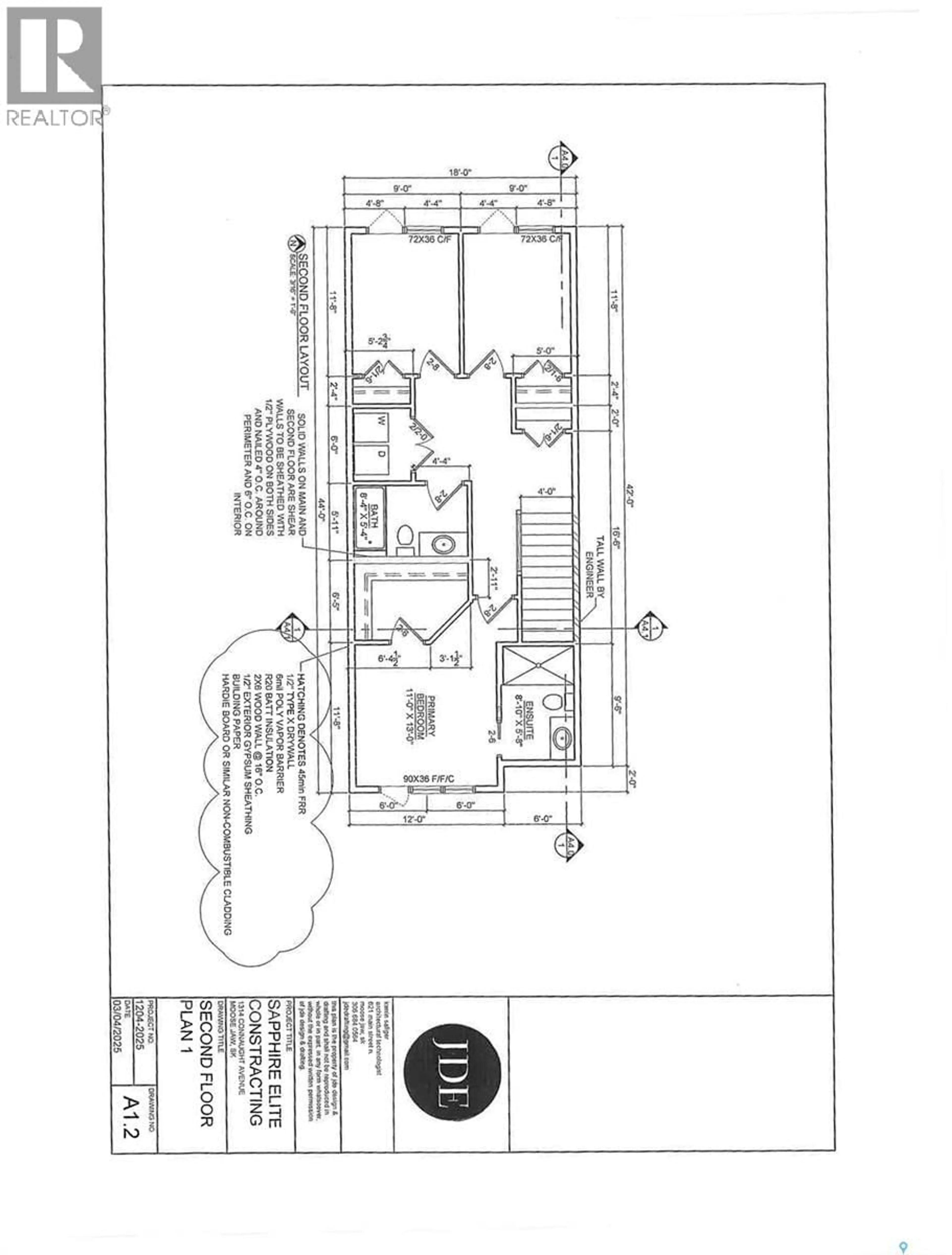 Floor plan for 1314 CONNAUGHT AVENUE, Moose Jaw Saskatchewan S6H4B8