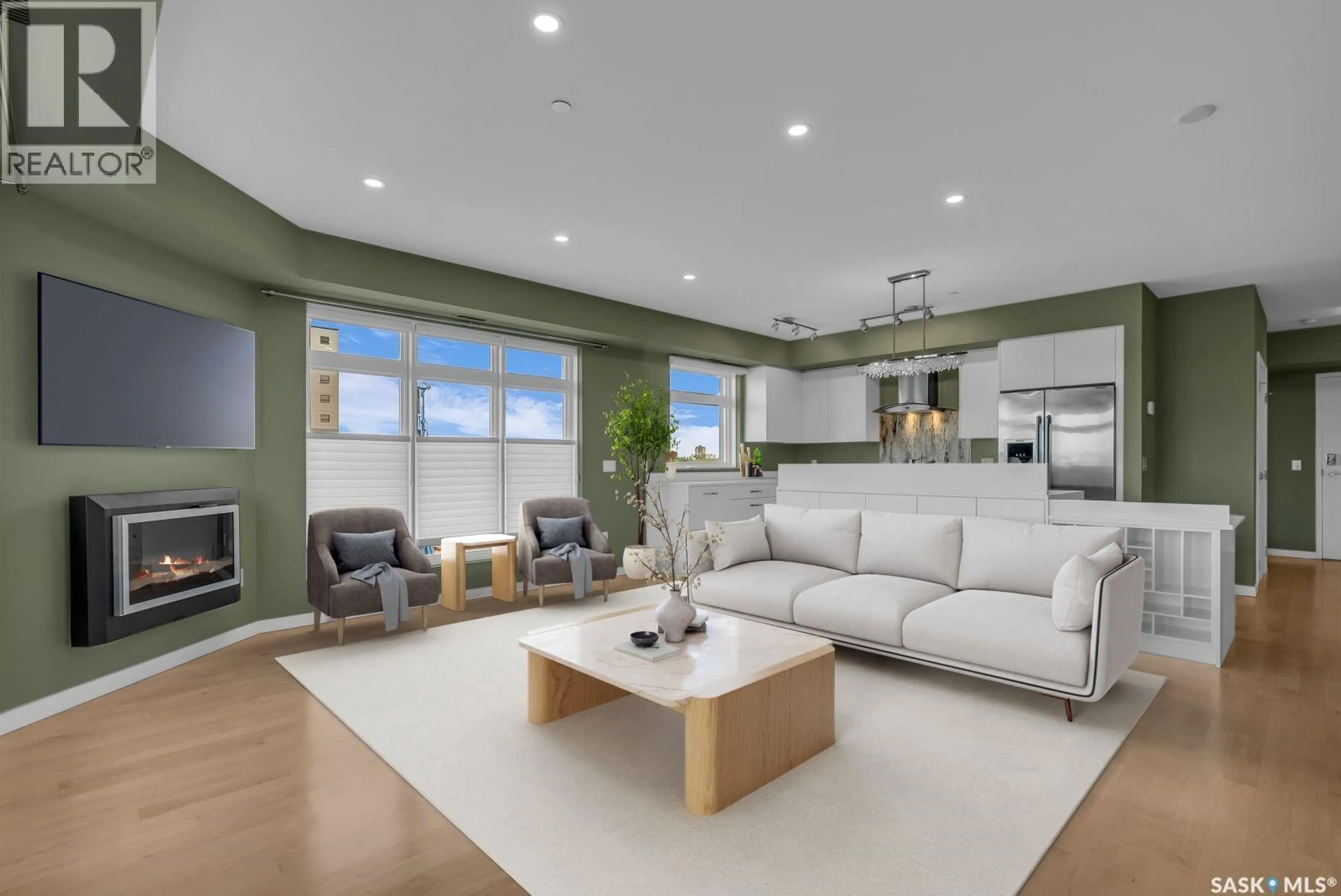 Living room with furniture, unknown for 501 922 BROADWAY AVENUE, Saskatoon Saskatchewan S7N1B7