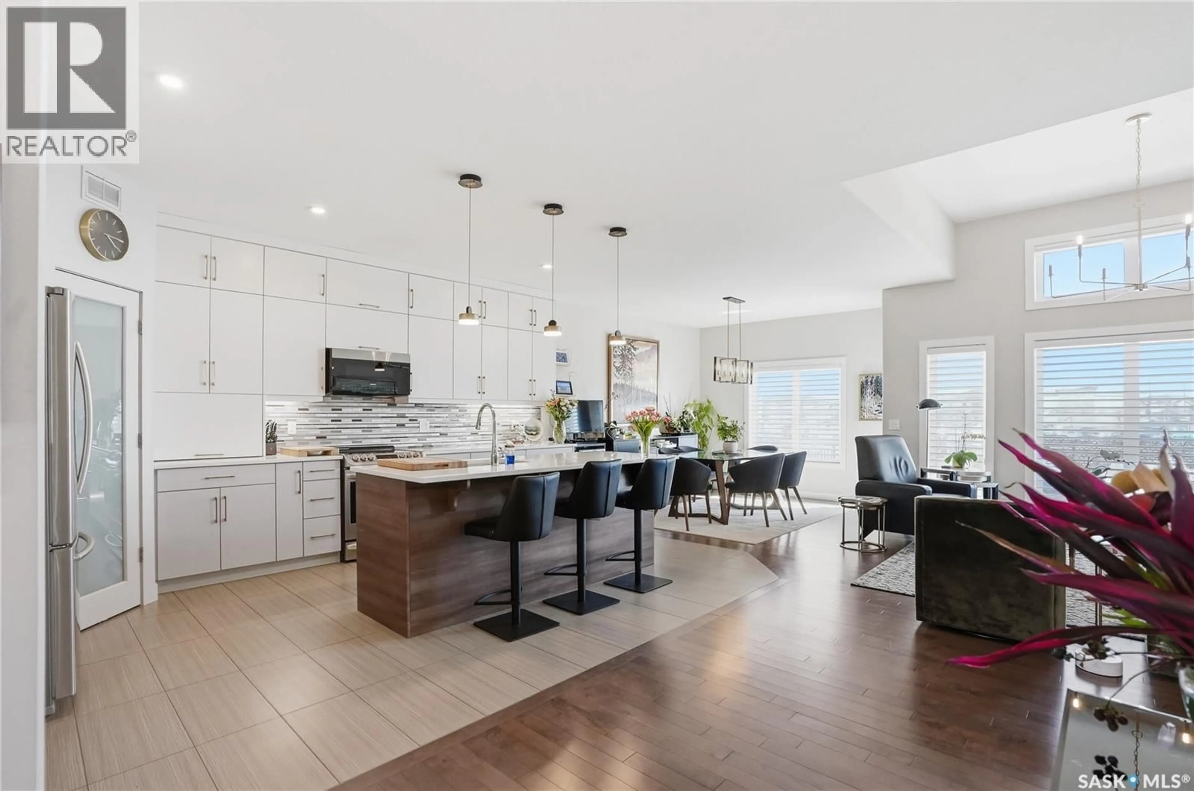 Open concept kitchen, ceramic/tile floor for 315 - 7 LEDINGHAM DRIVE, Saskatoon Saskatchewan S7V0J1