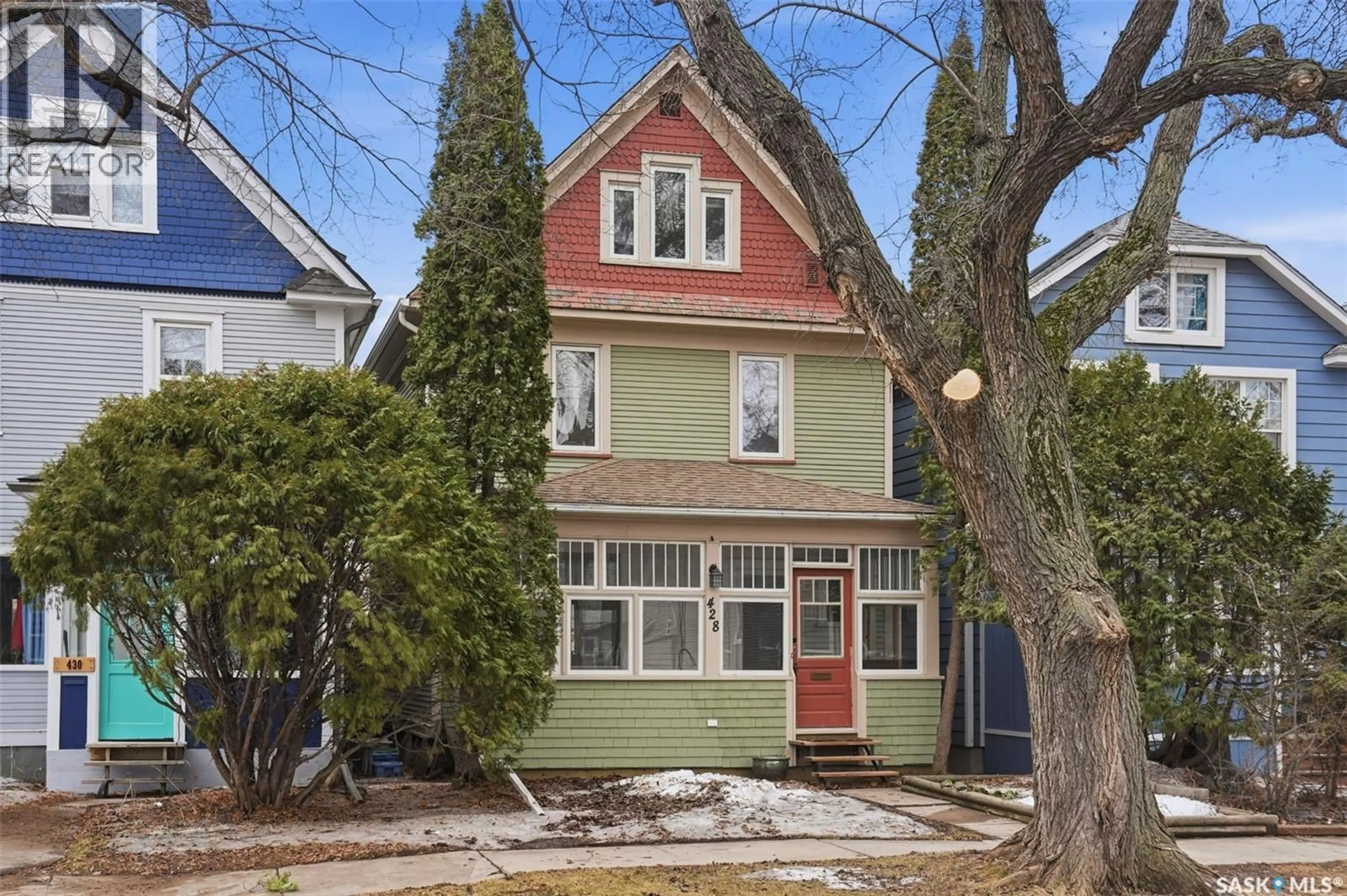 Home with brick exterior material, street for 428 6TH STREET, Saskatoon Saskatchewan S7H1B8