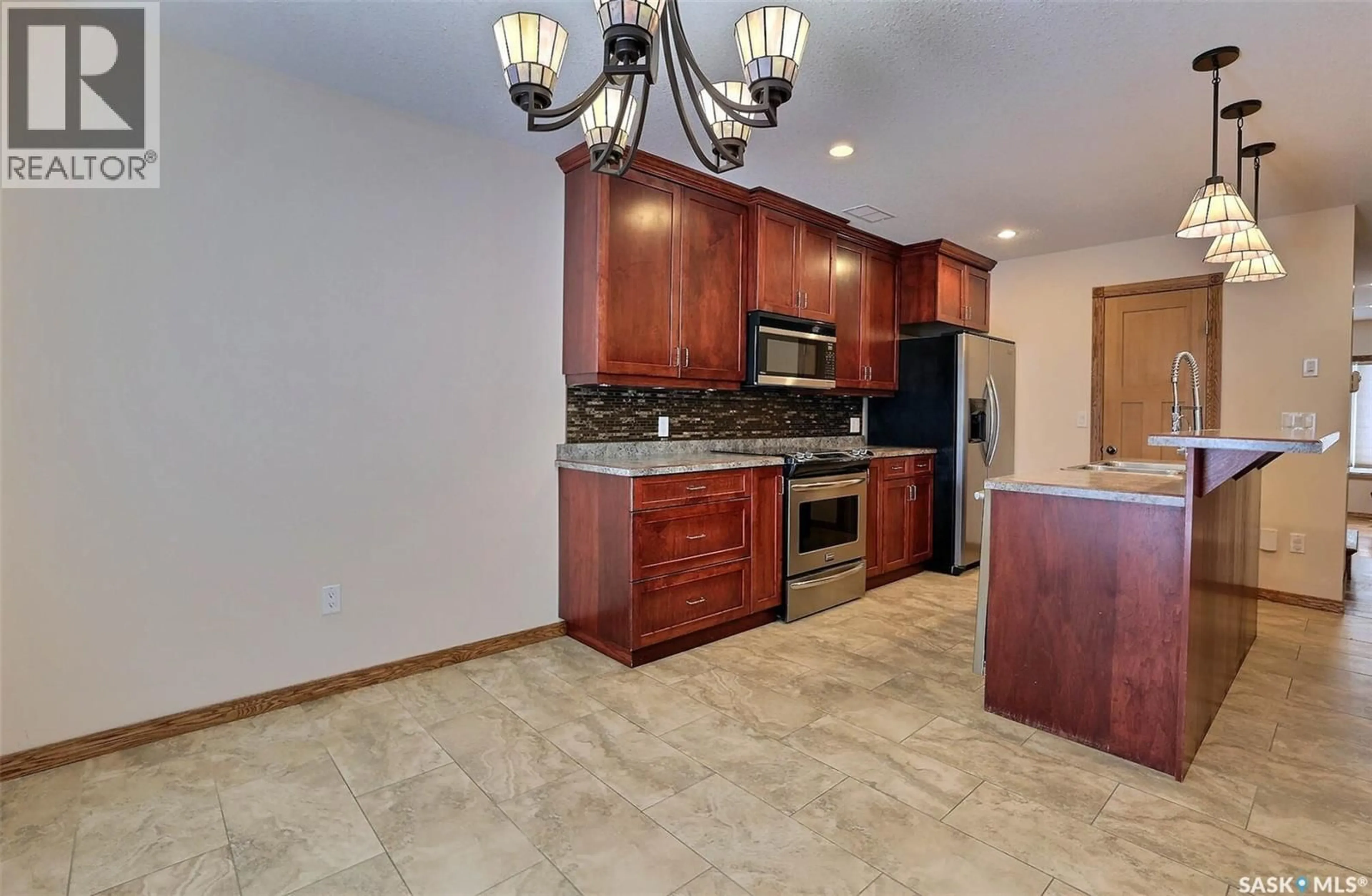 Open concept kitchen, ceramic/tile floor for A & B - 1928 ST JOHN STREET, Regina Saskatchewan S4P3C8