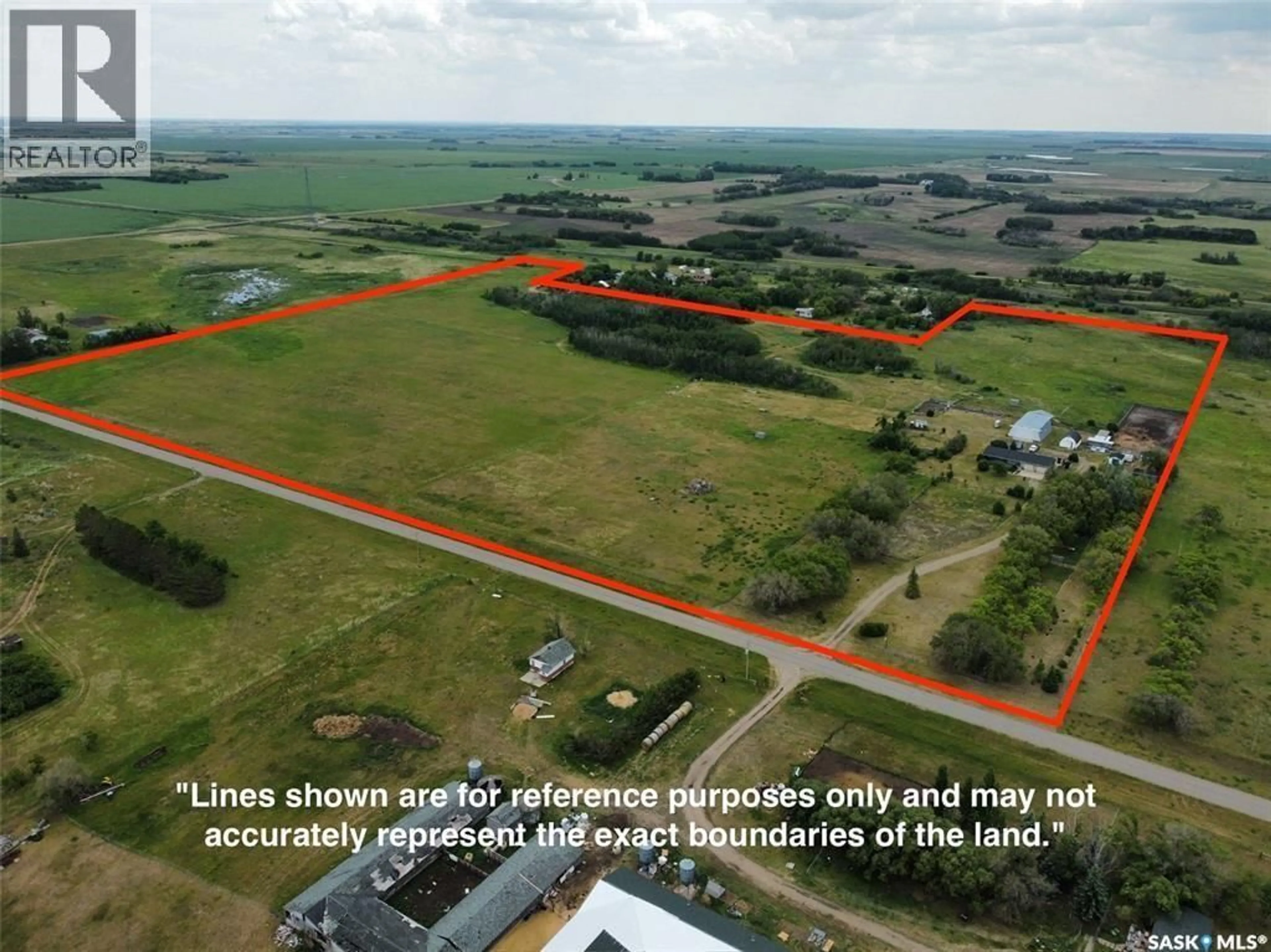 A pic from outside/outdoor area/front of a property/back of a property/a pic from drone, unknown for 55 GRANDORA ACRE HOBBY FARM, Vanscoy Rm No. 345 Saskatchewan S0K1V0