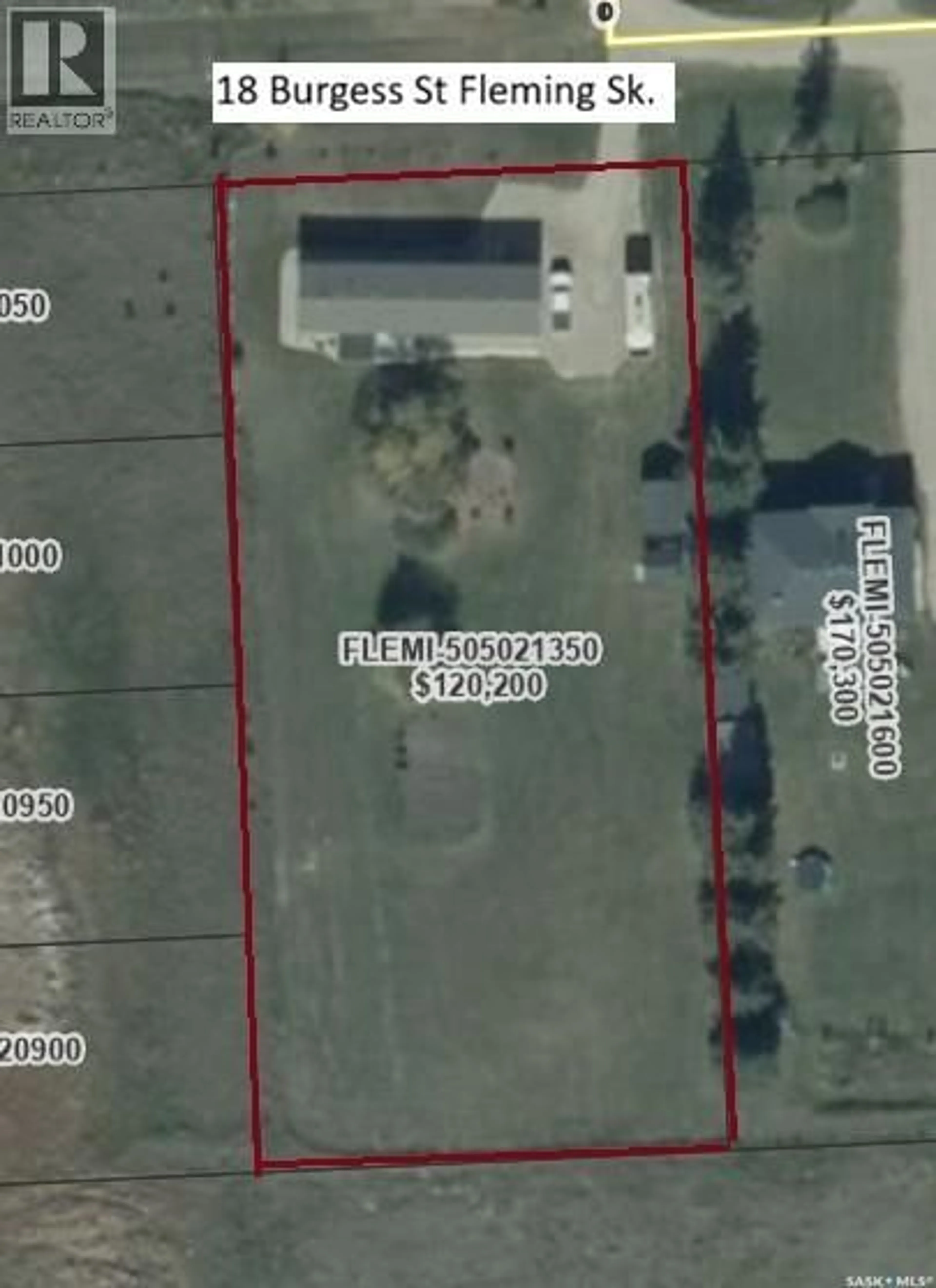 A pic from outside/outdoor area/front of a property/back of a property/a pic from drone, building for 18 BURGESS STREET, Fleming Saskatchewan S0G1R0