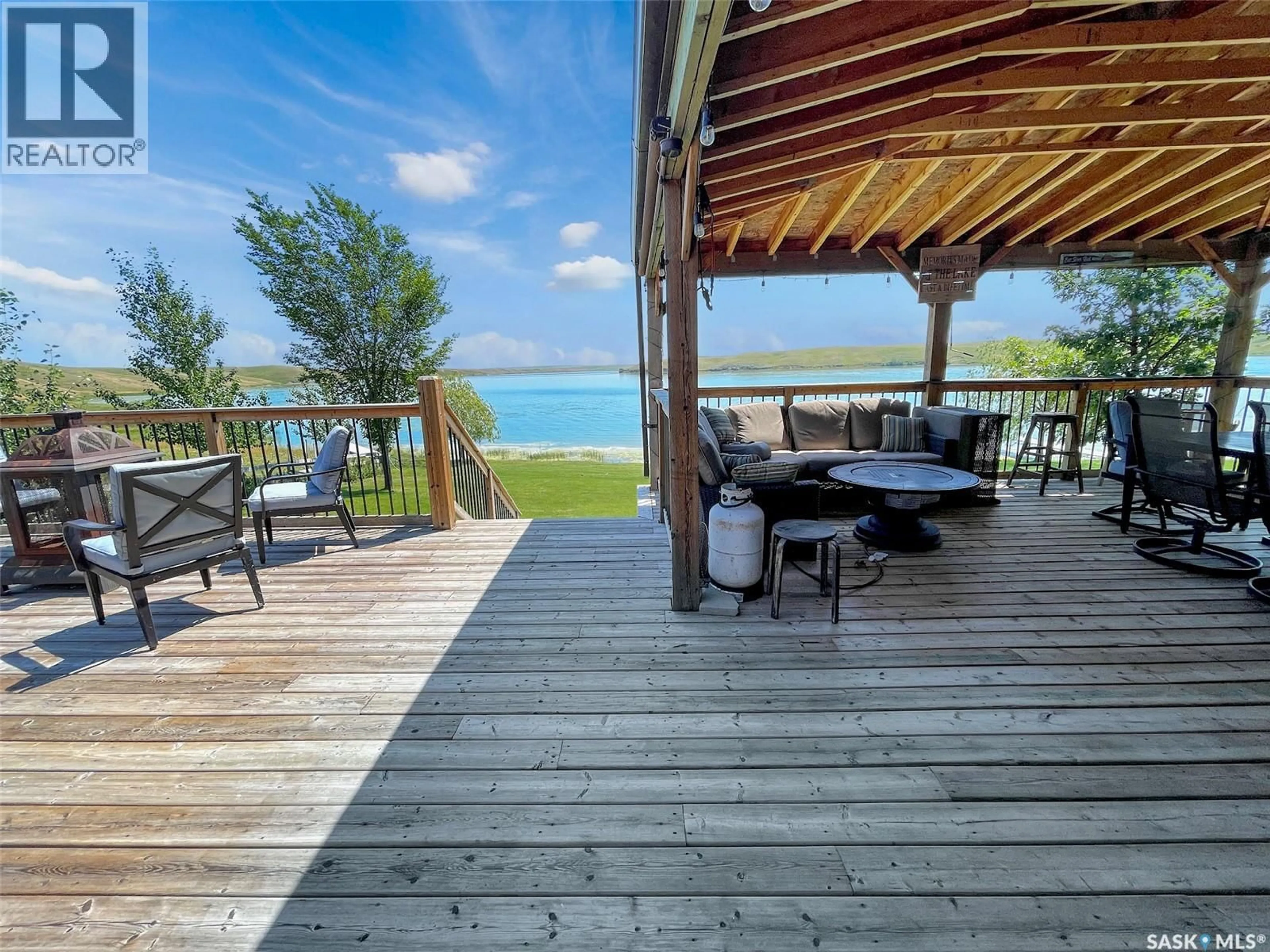 Patio, water/lake/river/ocean view for Rock Ridge RV Resort - MERILEE WAY, Webb Rm No. 138 Saskatchewan S0N2X0