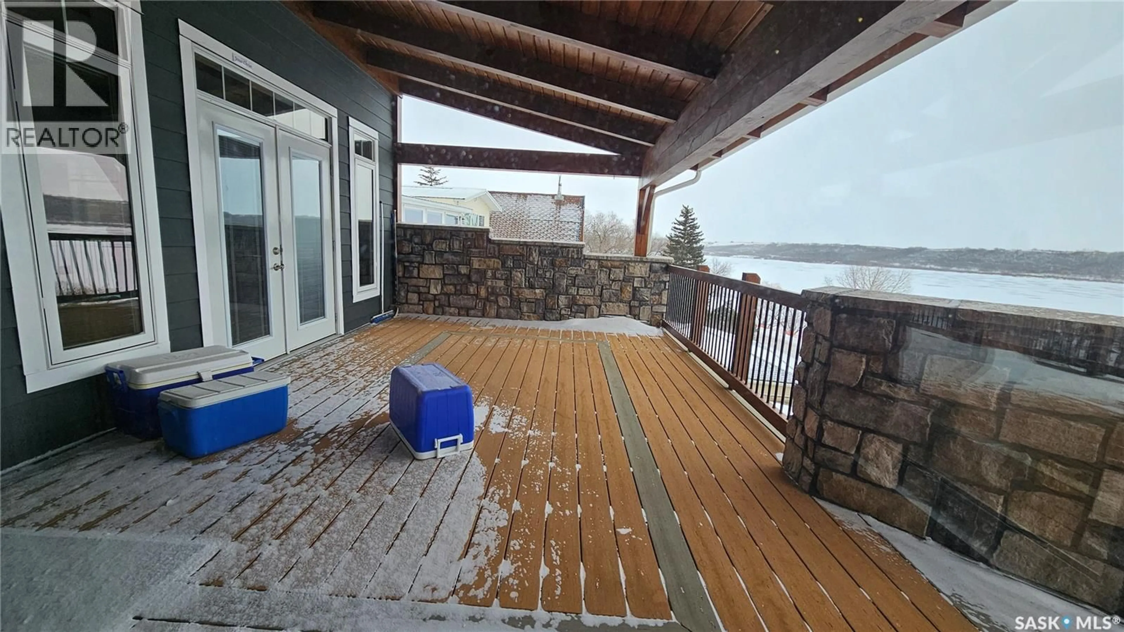 Patio, water/lake/river/ocean view for 53 SUMMERFELDT DRIVE, Thode Saskatchewan S7C0A4