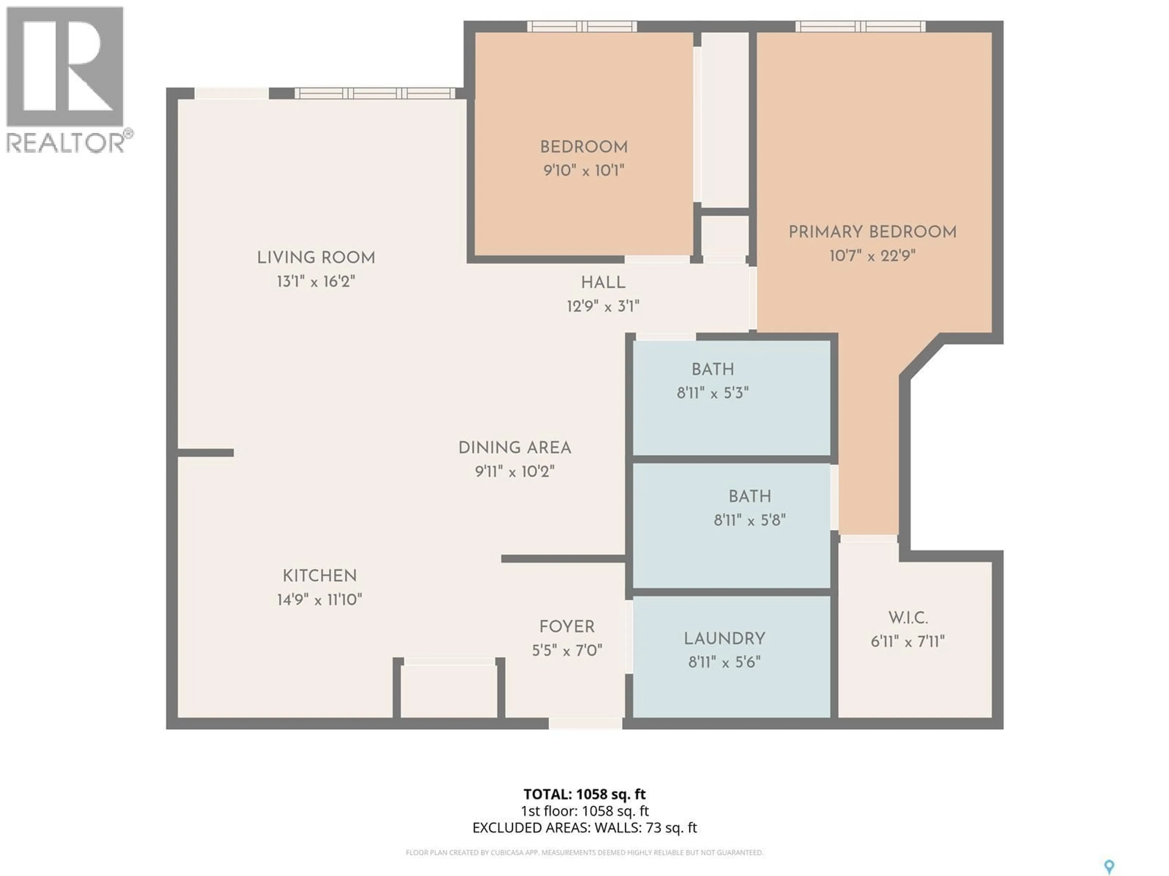 Floor plan for 303 2550 25TH AVENUE, Regina Saskatchewan S4S4E6