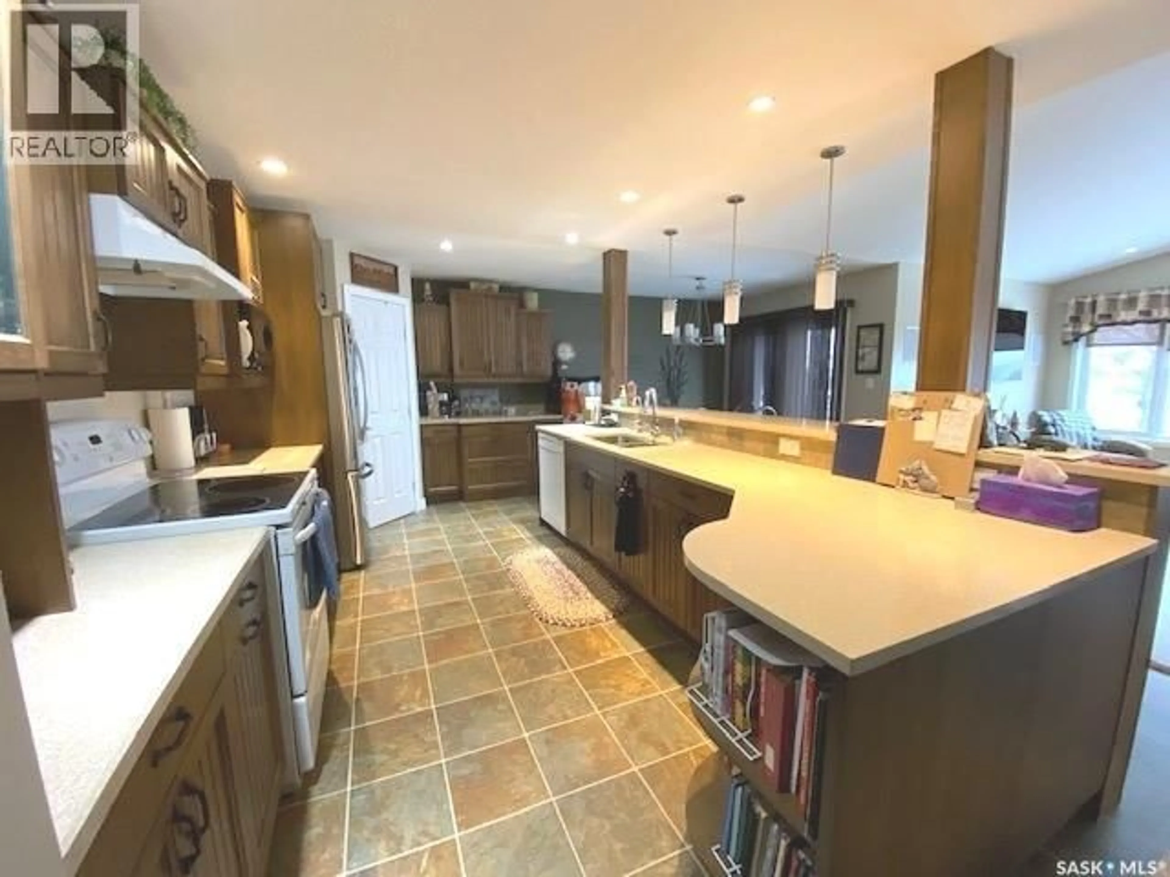 Open concept kitchen, ceramic/tile floor for 191 KATEPWA ROAD, Katepwa Beach Saskatchewan S0G2Y0