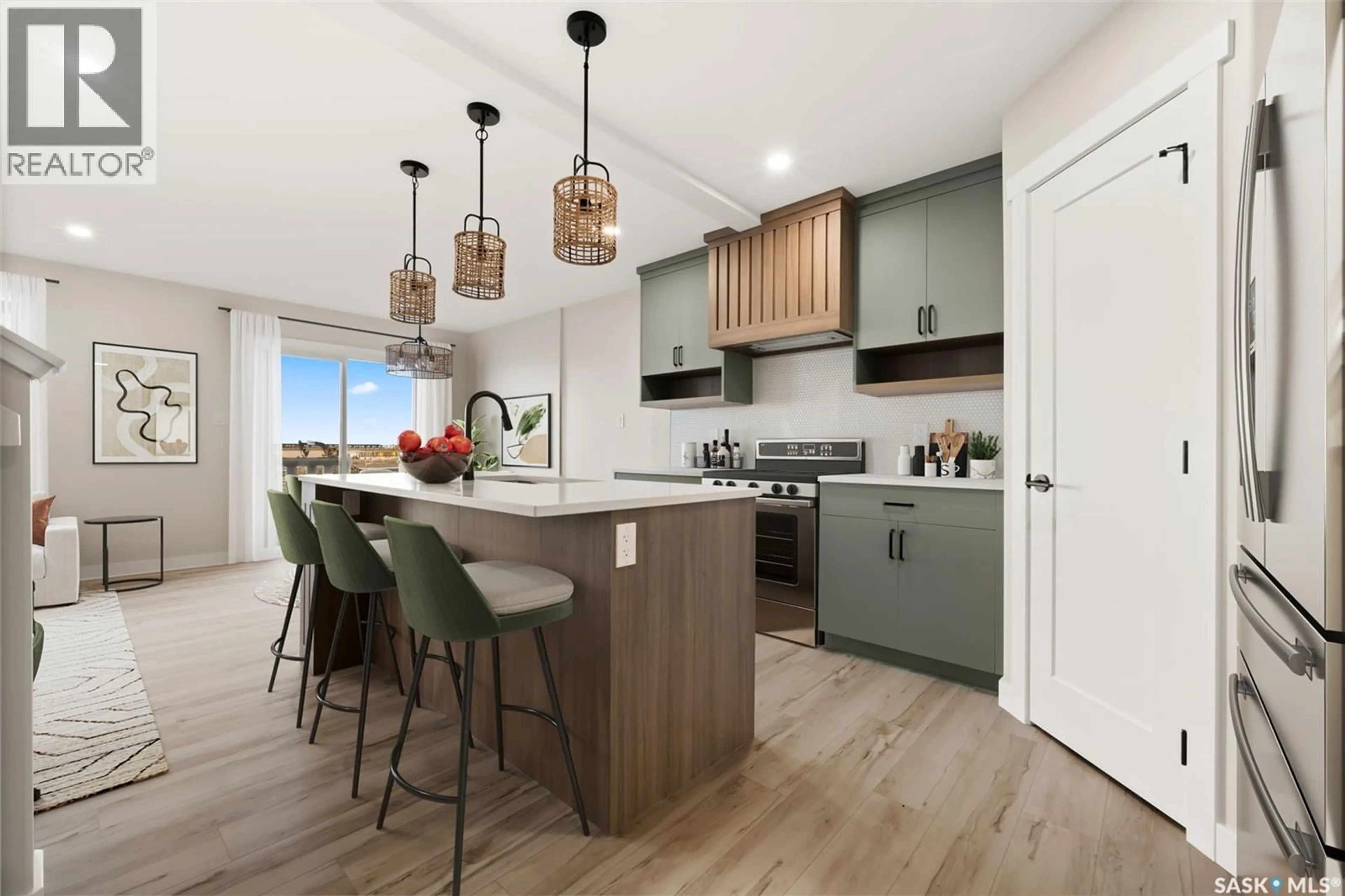 Open concept kitchen, unknown for 225 YUEL LANE, Saskatoon Saskatchewan S7W1N7