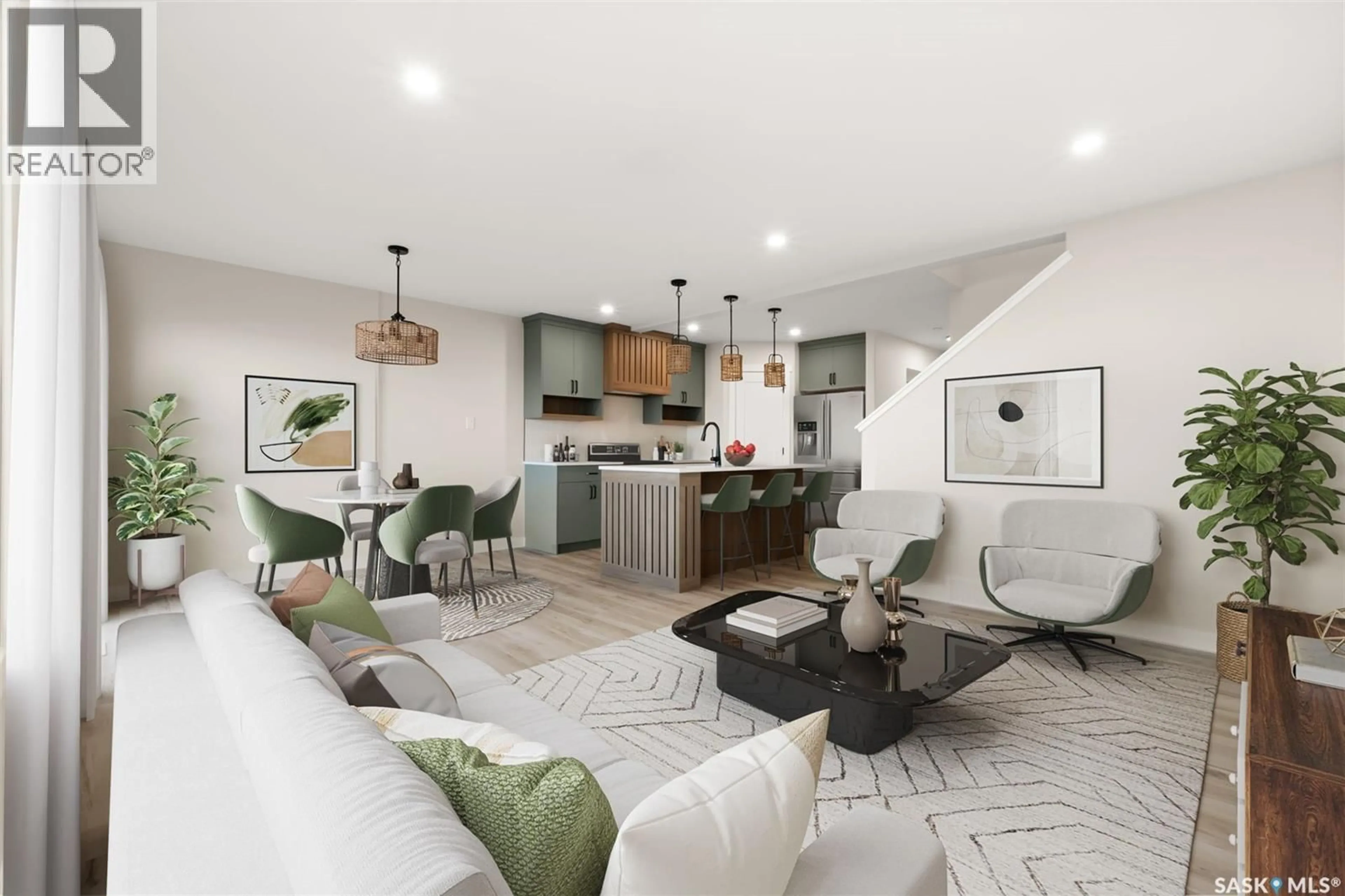 Open concept kitchen, unknown for 225 YUEL LANE, Saskatoon Saskatchewan S7W1N7