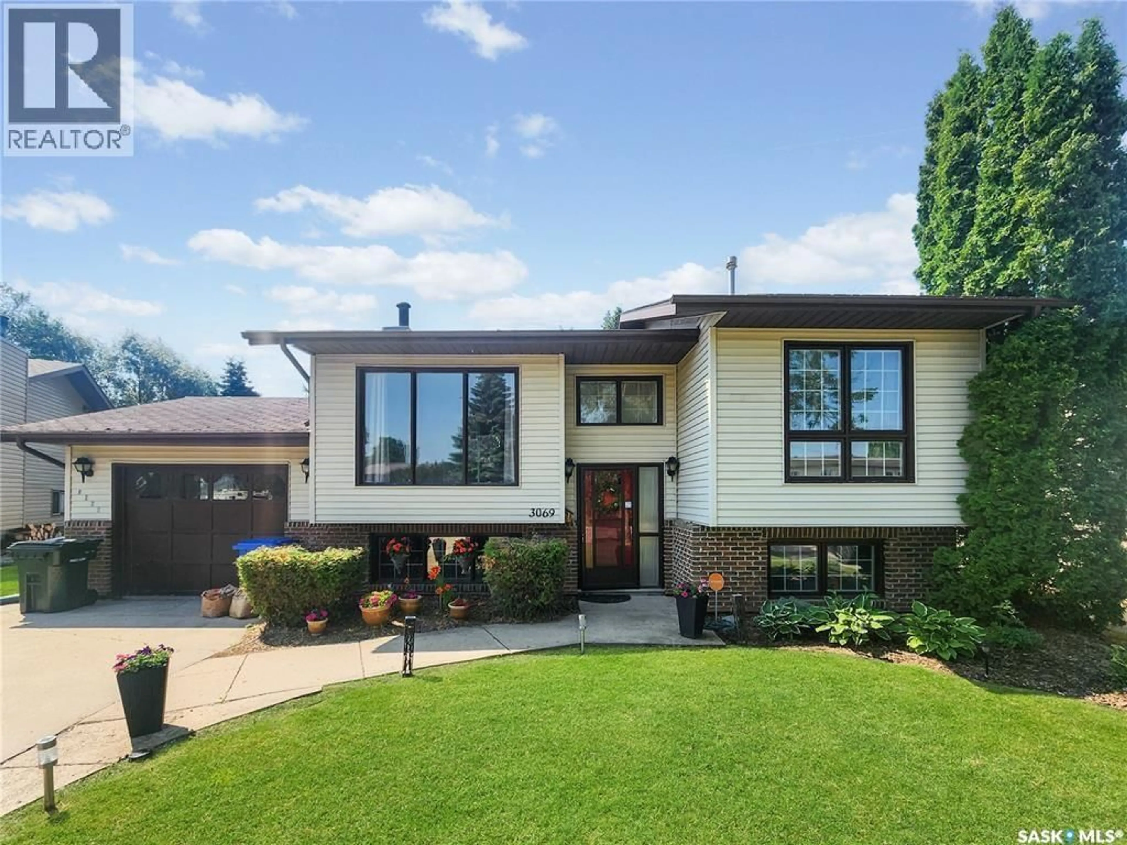 Home with brick exterior material, street for 3069 SHERMAN DRIVE, Prince Albert Saskatchewan S6V7H5
