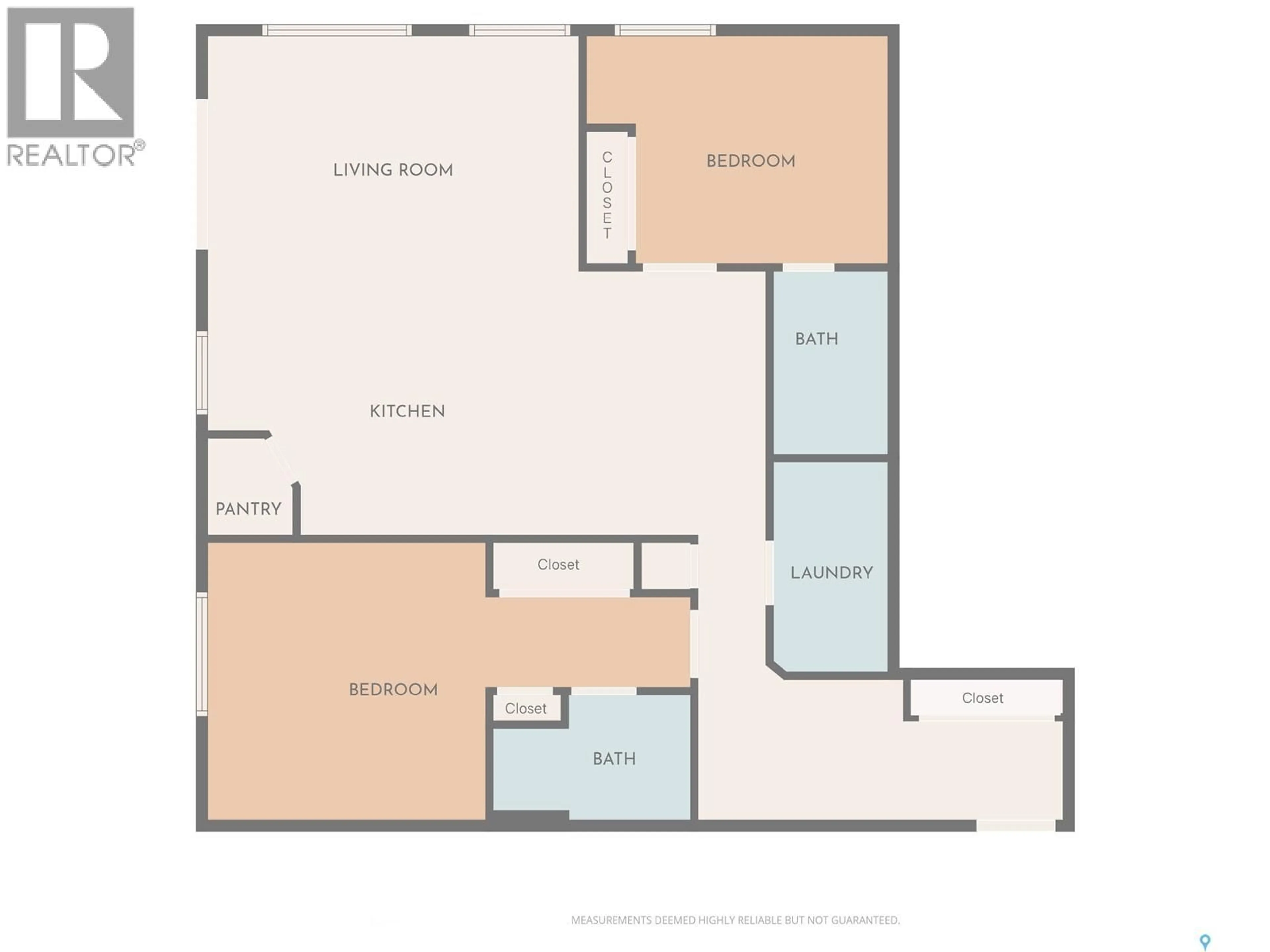 Floor plan for 204 - 2641 WOODBRIDGE DRIVE, Prince Albert Saskatchewan S6W0A9