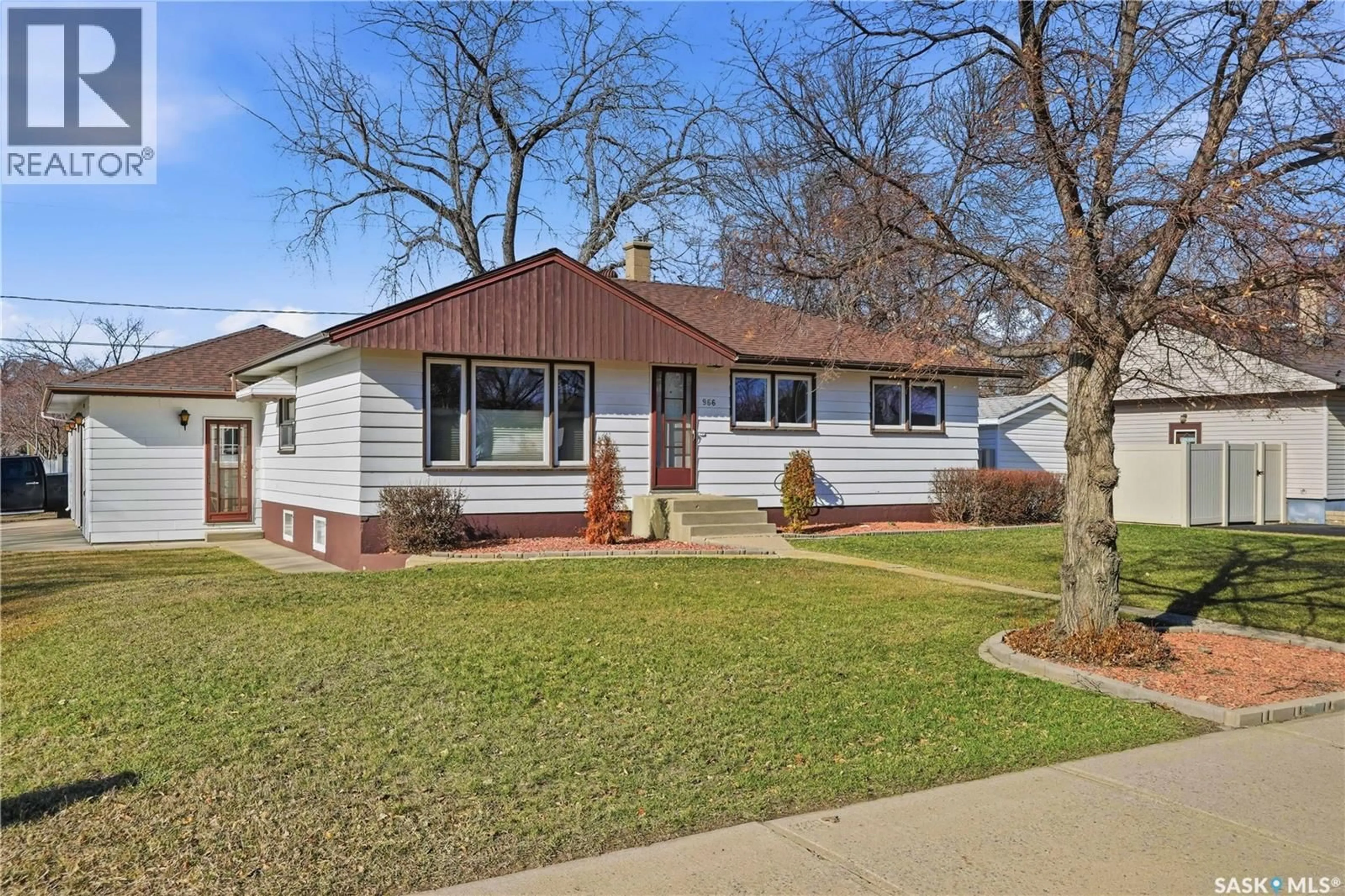 Home with brick exterior material, street for 966 GRACE STREET, Moose Jaw Saskatchewan S6H3C1