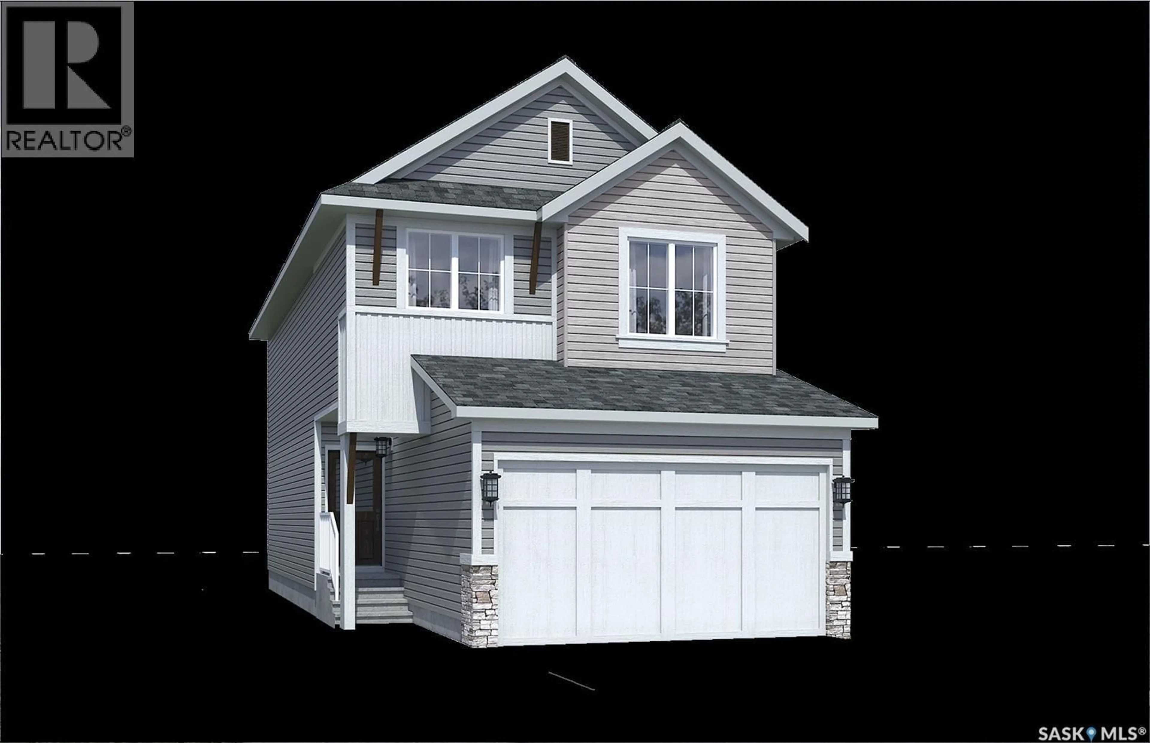 Home with vinyl exterior material, street for 1122 CAMDEN GARDENS, White City Saskatchewan S4L0G3