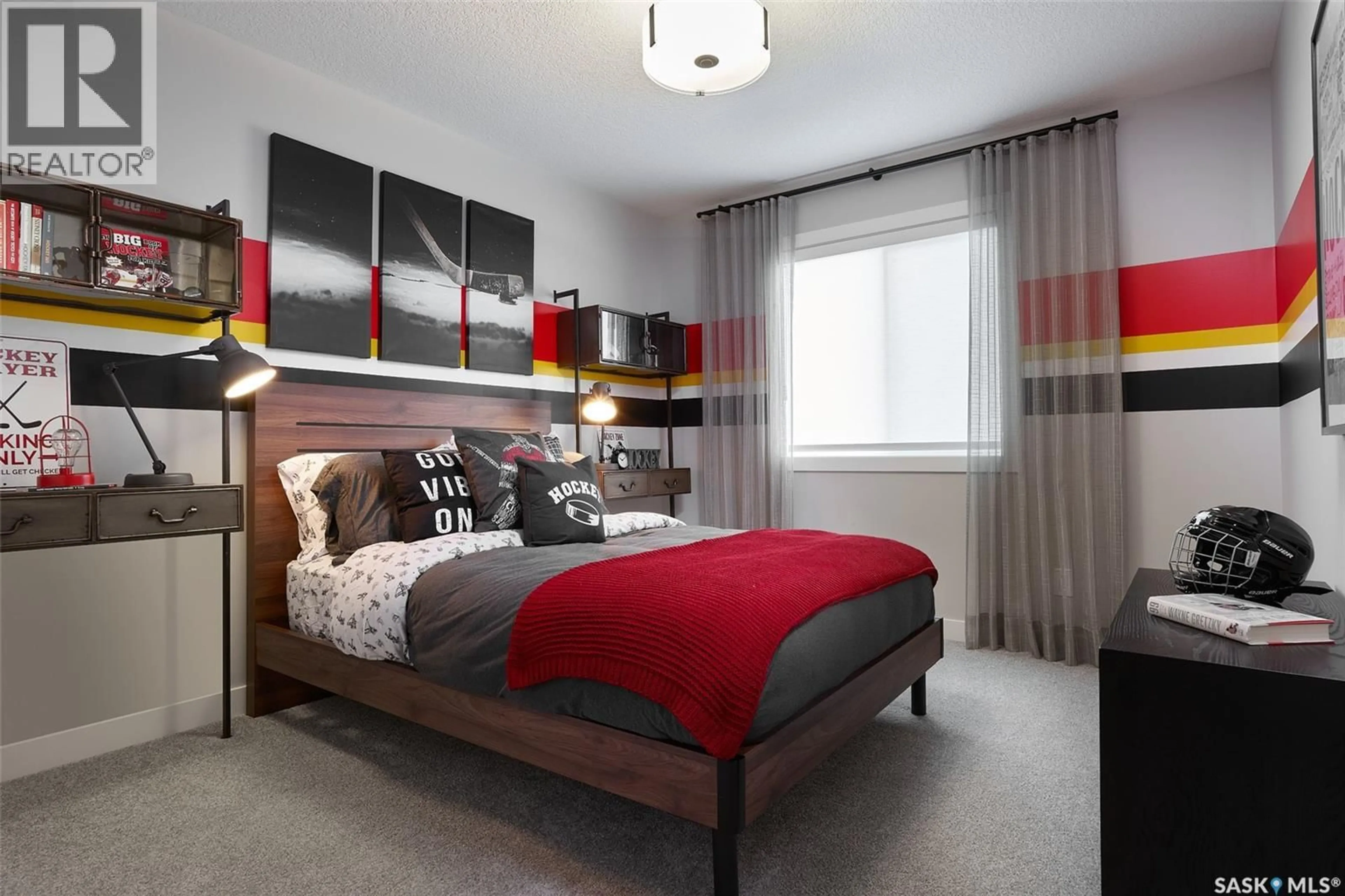 Bedroom with bed, unknown for 1122 CAMDEN GARDENS, White City Saskatchewan S4L0G3